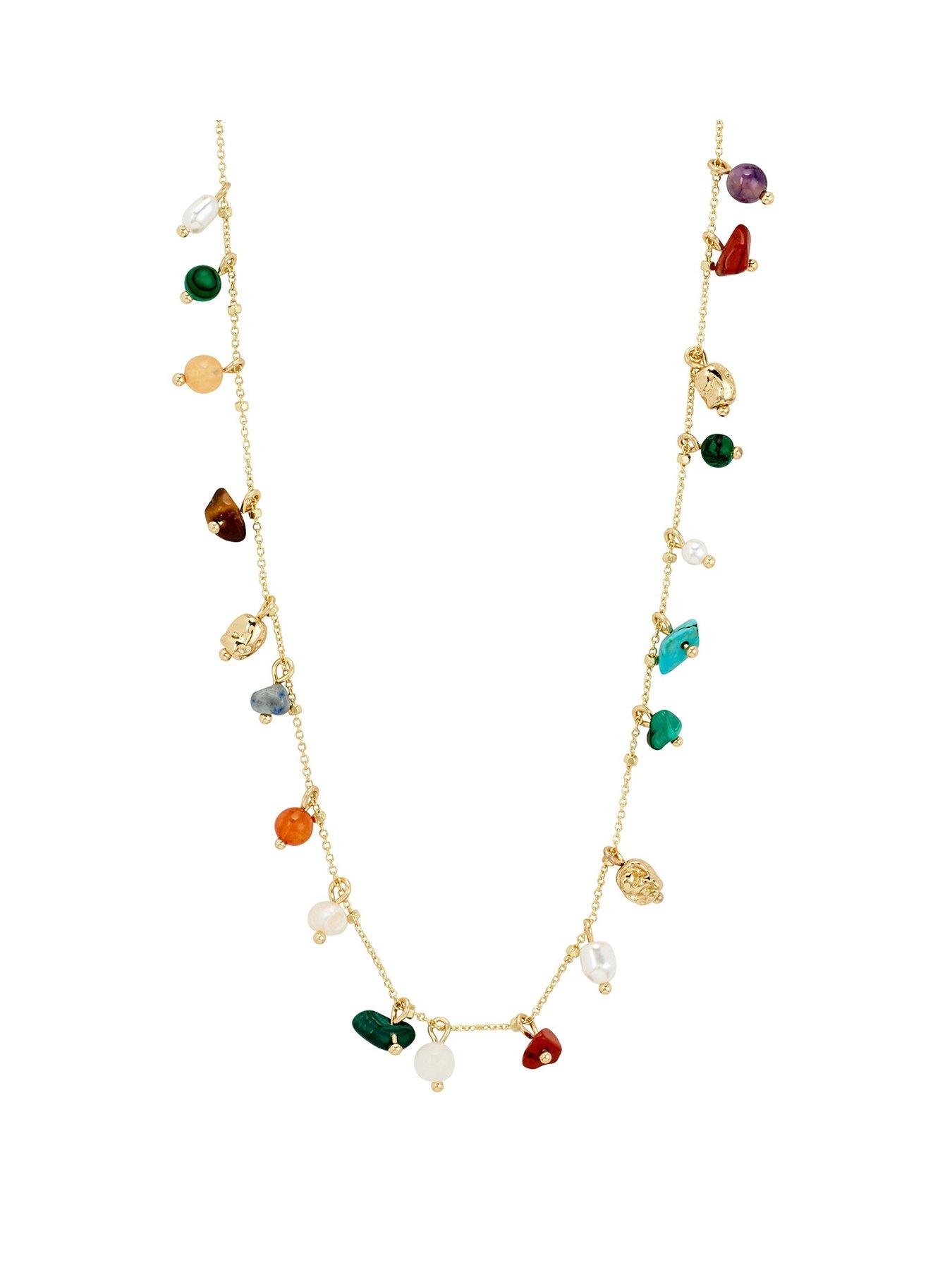 Pilgrim Between Necklace - Gold Plated