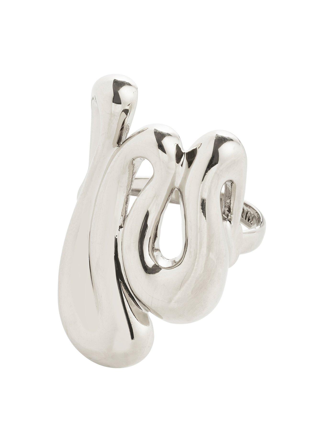 Image 1 of 3 of Pilgrim Adriel Ring - Silver Plated