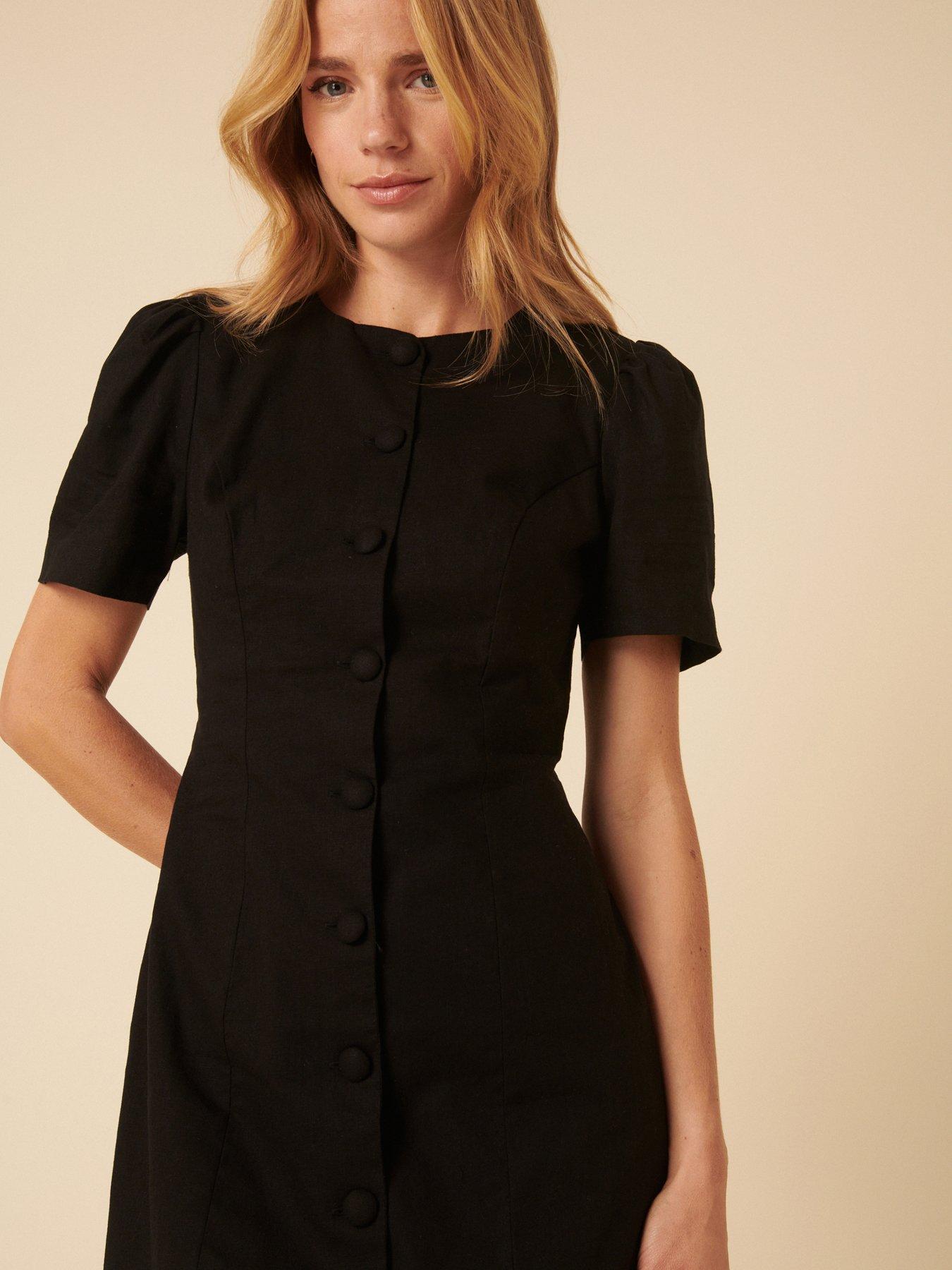 nobodys-child-tara-mini-dress-blackoutfit