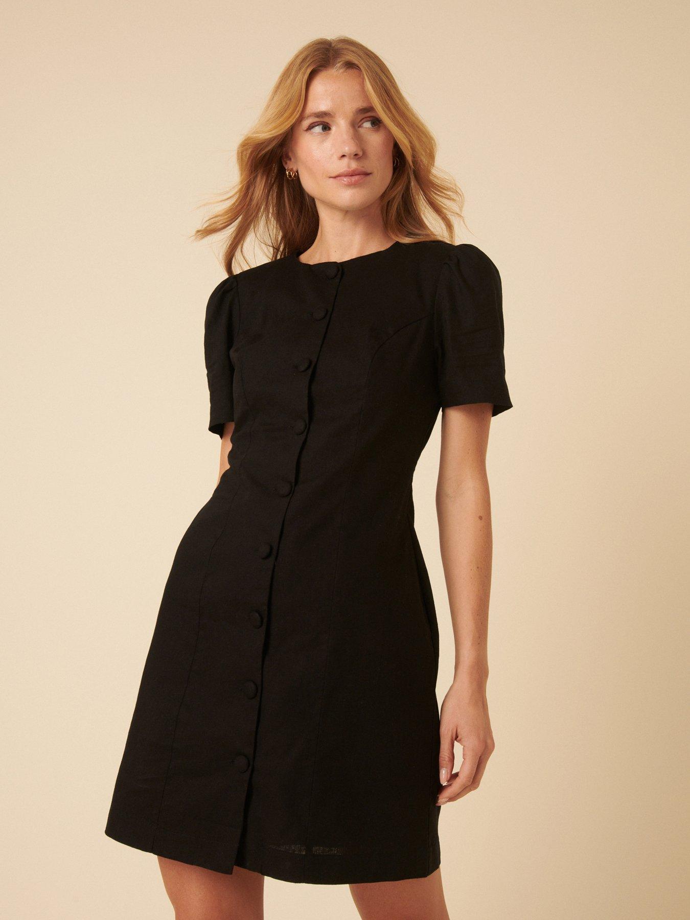 nobodys-child-tara-mini-dress-blackdetail