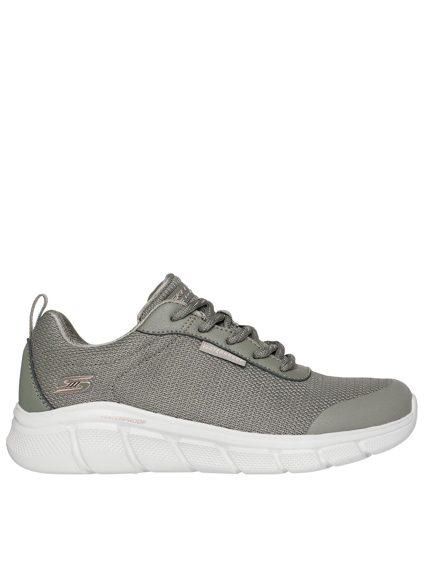 Image 1 of 5 of Skechers Bobs B Flex Flex Proof Waterproof Trainer- Green