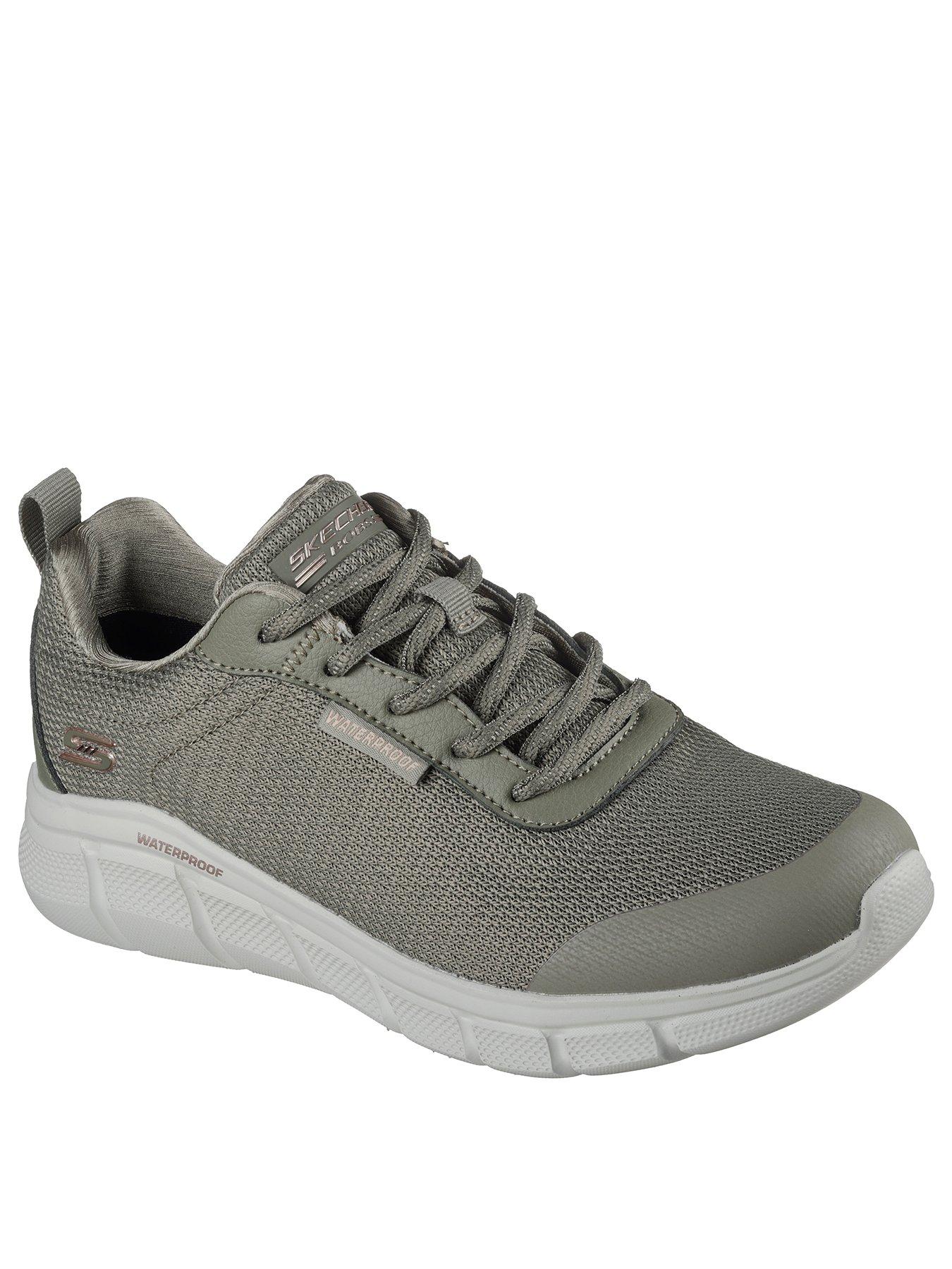 skechers-bobs-b-flex-flex-proof-waterproof-trainer--greenstillFront