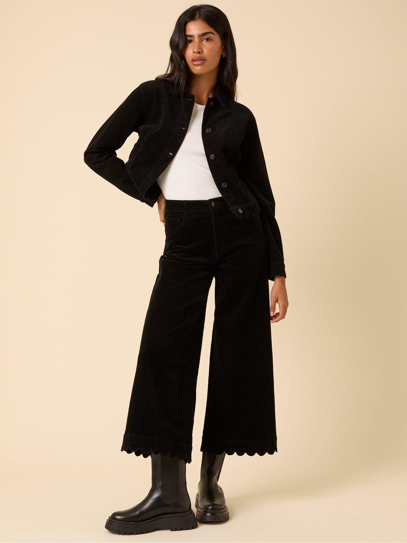 Image 3 of 5 of Nobodys Child Scallop Cord Jacket - Black