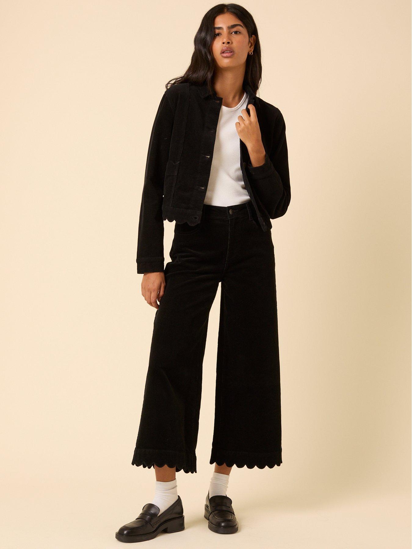 Image 5 of 5 of Nobodys Child Scallop Cord Jacket - Black
