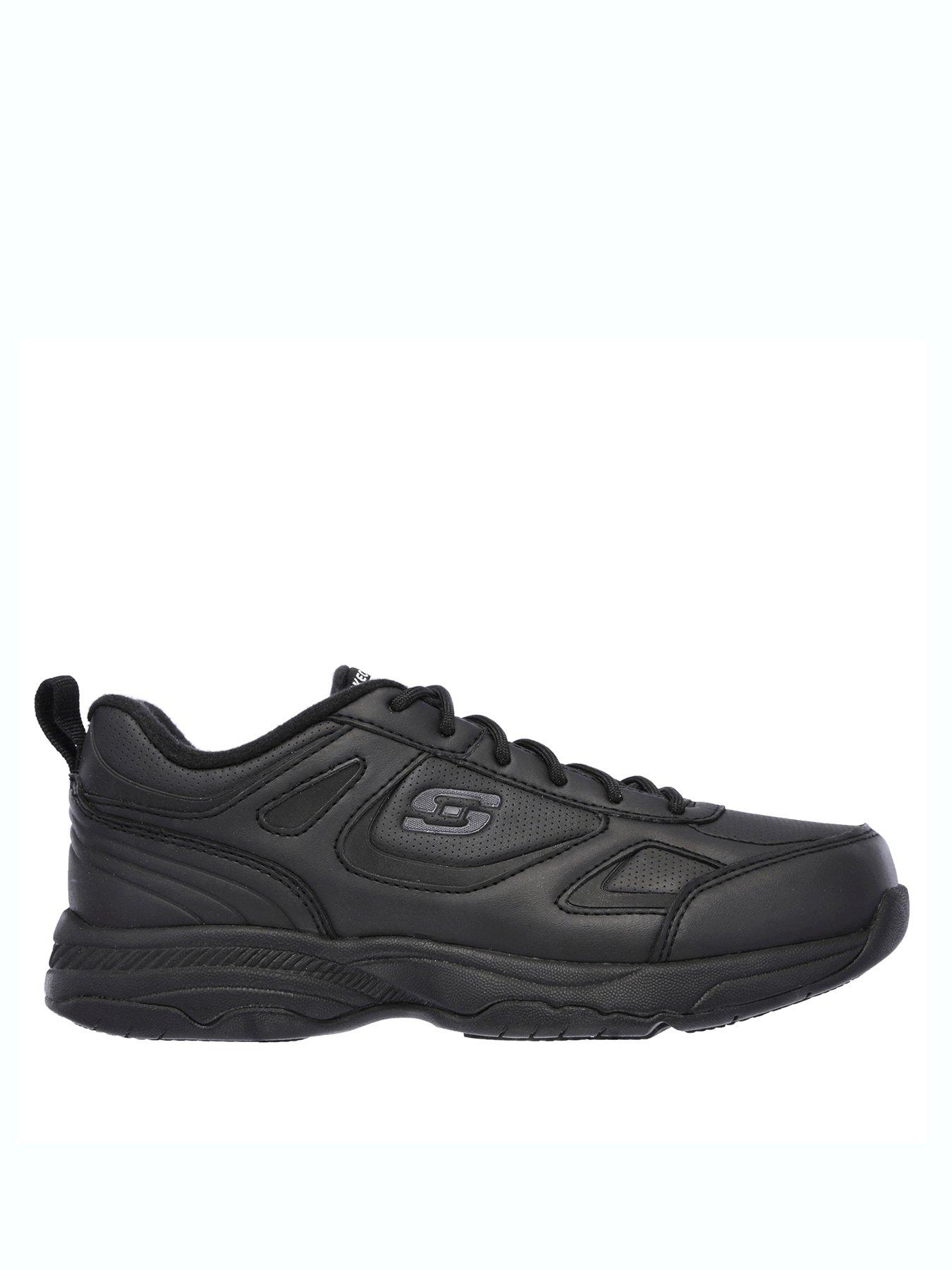 Image 1 of 5 of Skechers Dighton Bricelyn Slip Resistant Lace Up Trainer- Black