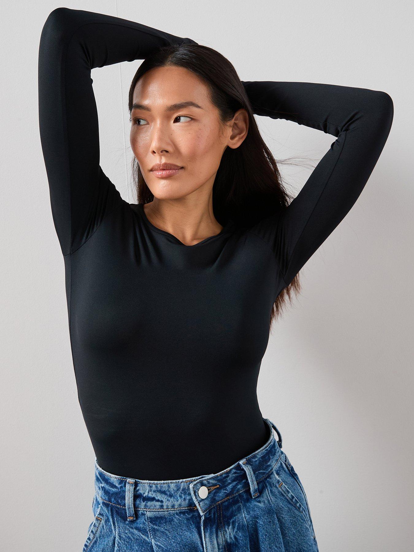the-very-collection-soft-touch-long-sleeve-top-black