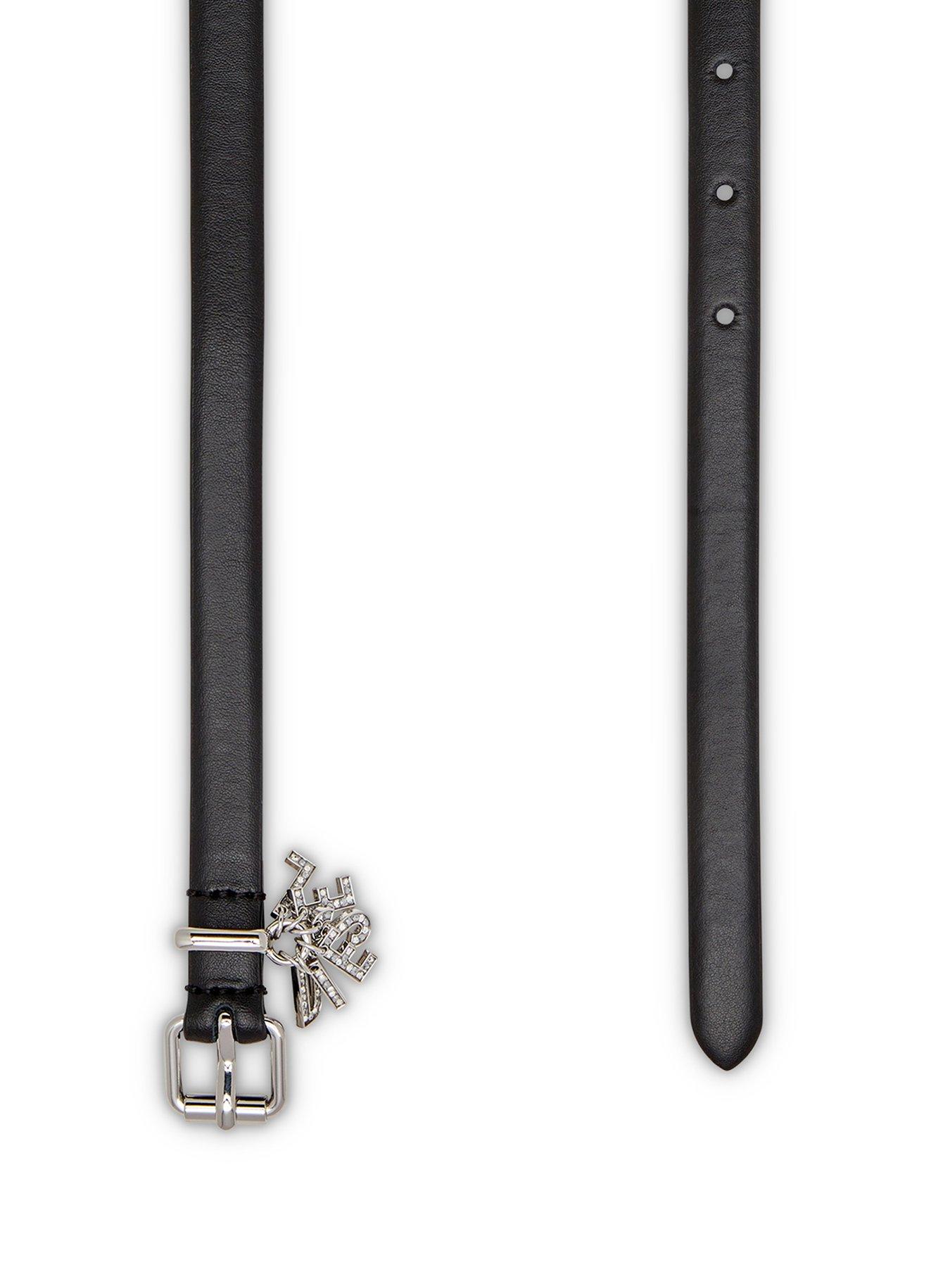 diesel-b-charm-loop-belt-blackstillFront