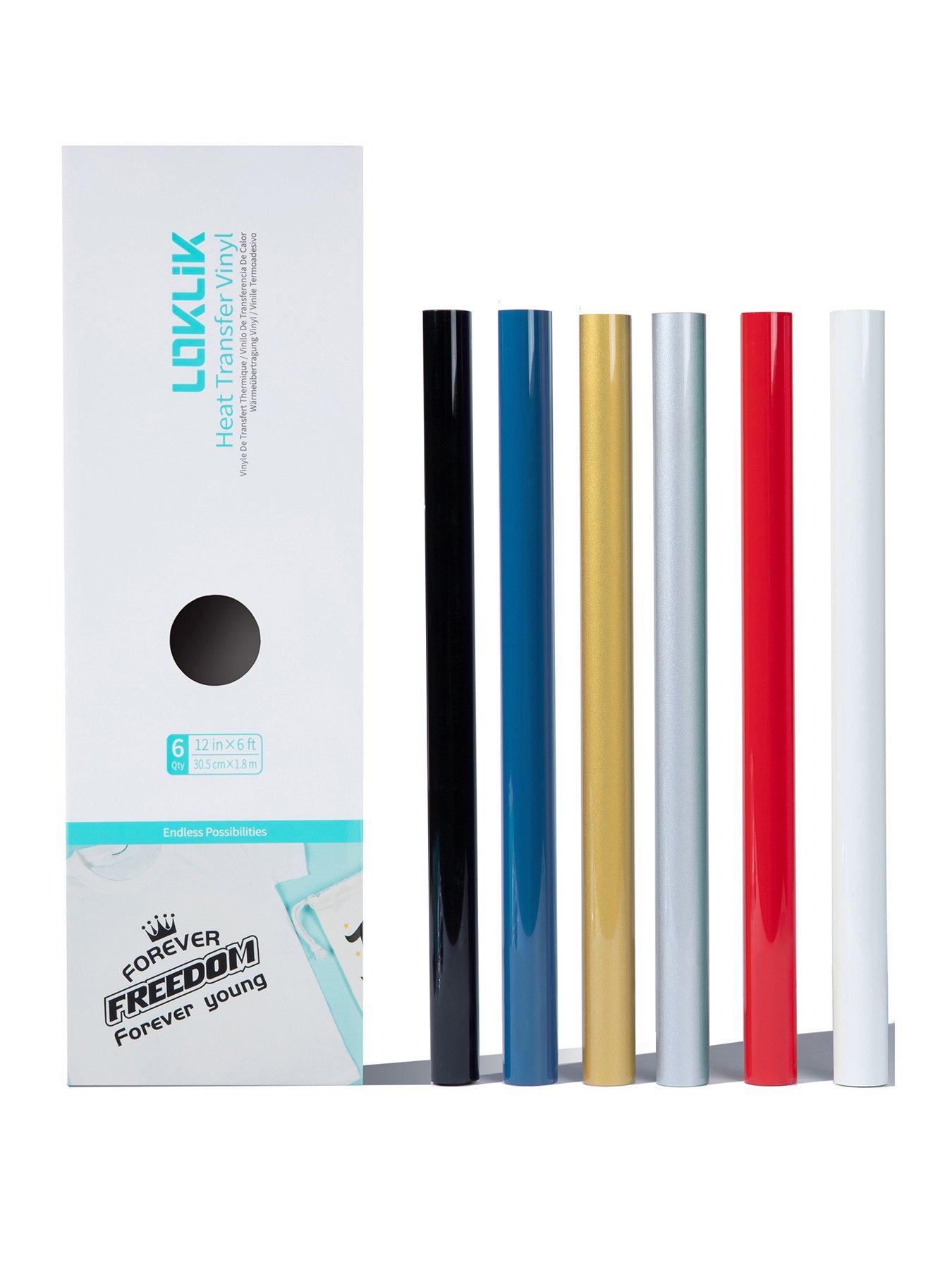 Image 1 of 6 of Loklik HTV Vinyl Roll Bundle 6 Pack