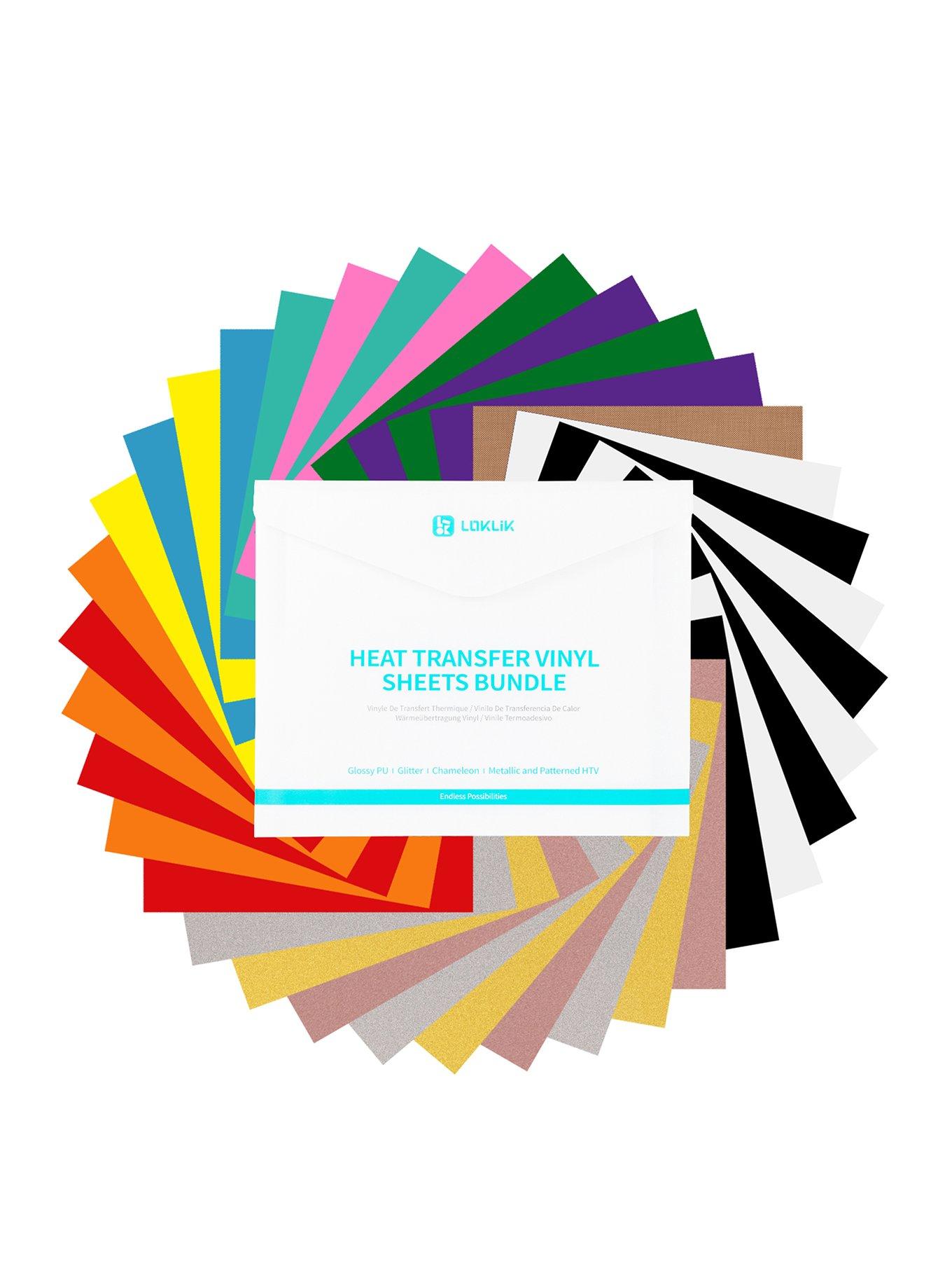 Image of Loklik LOKLIK HTV VINYL SHEET BUNDLE 36 PACK