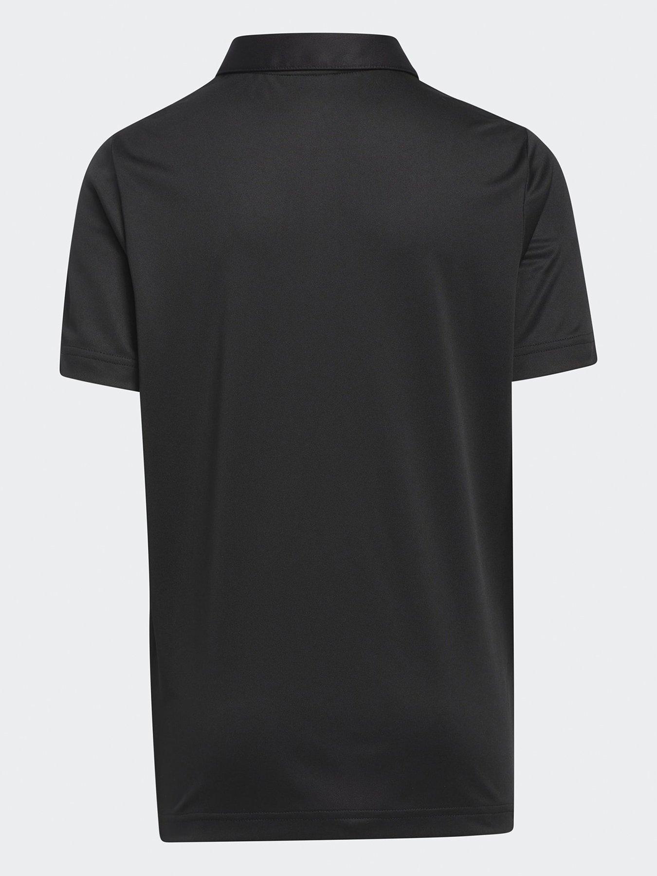 Image 2 of 5 of adidas Boys Golf Performance Polo Top - Black