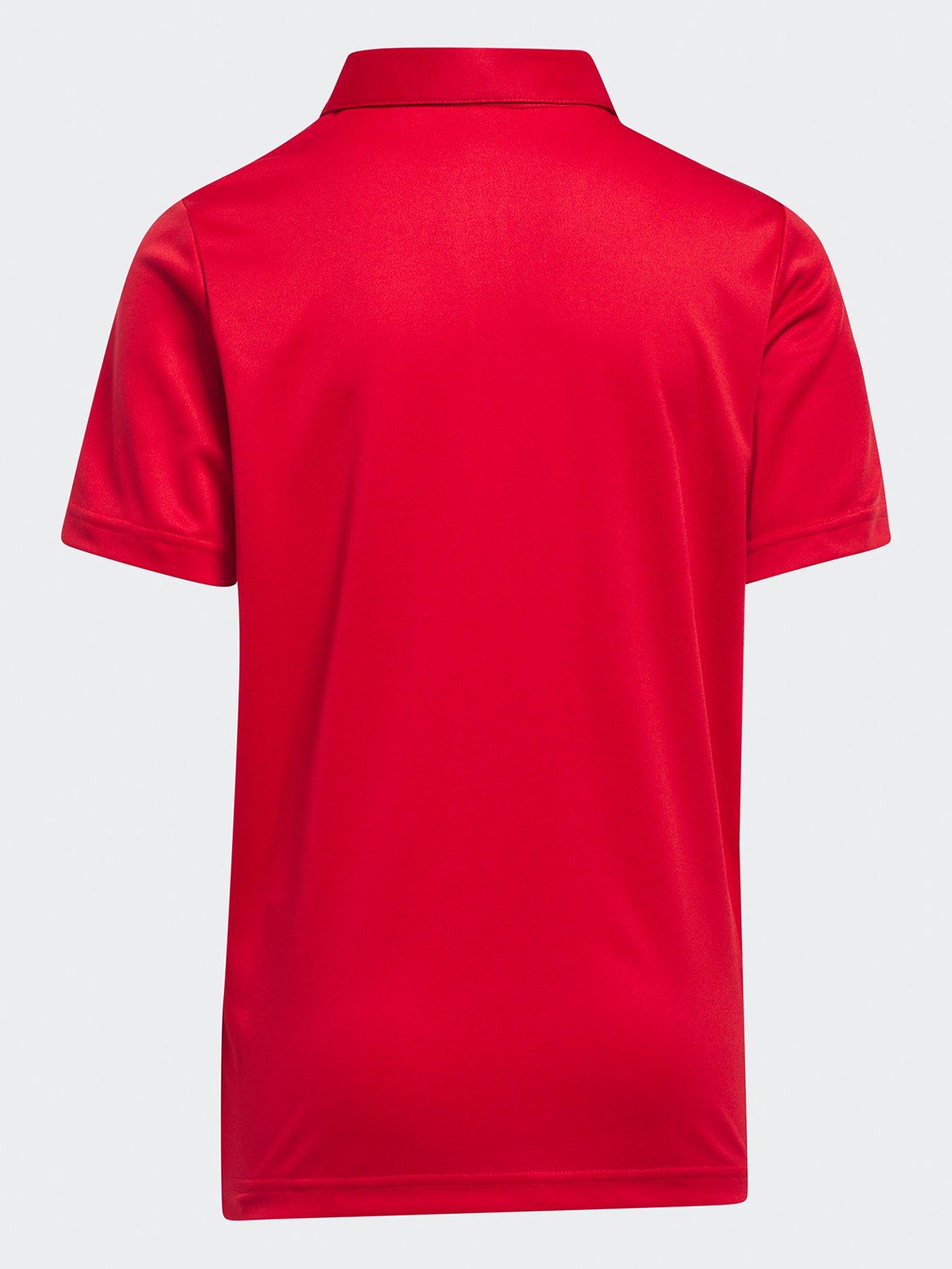 Image 2 of 5 of adidas Boys Golf Performance Polo - Red