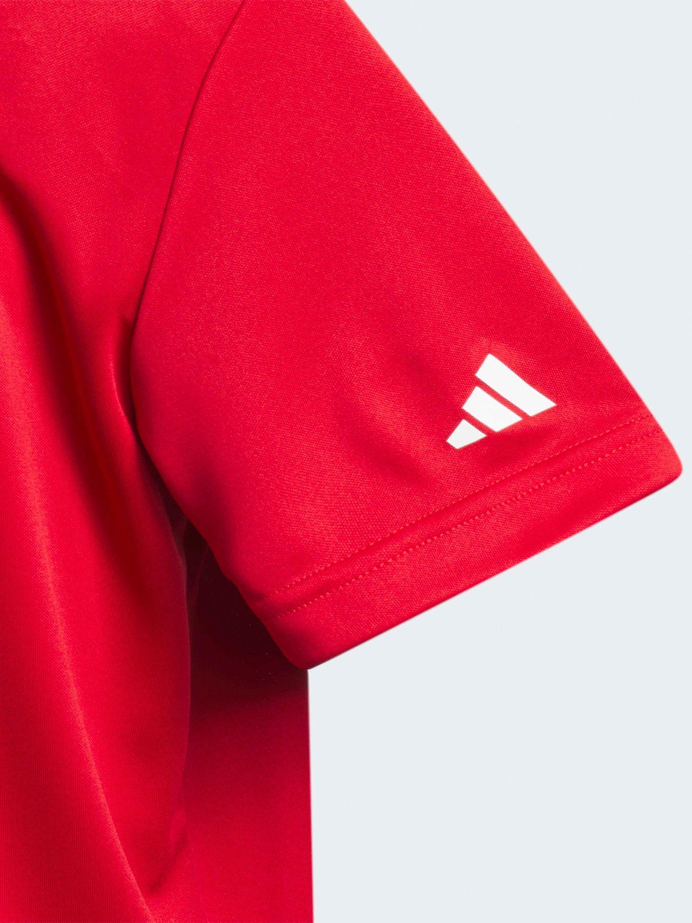 Image 3 of 5 of adidas Boys Golf Performance Polo - Red