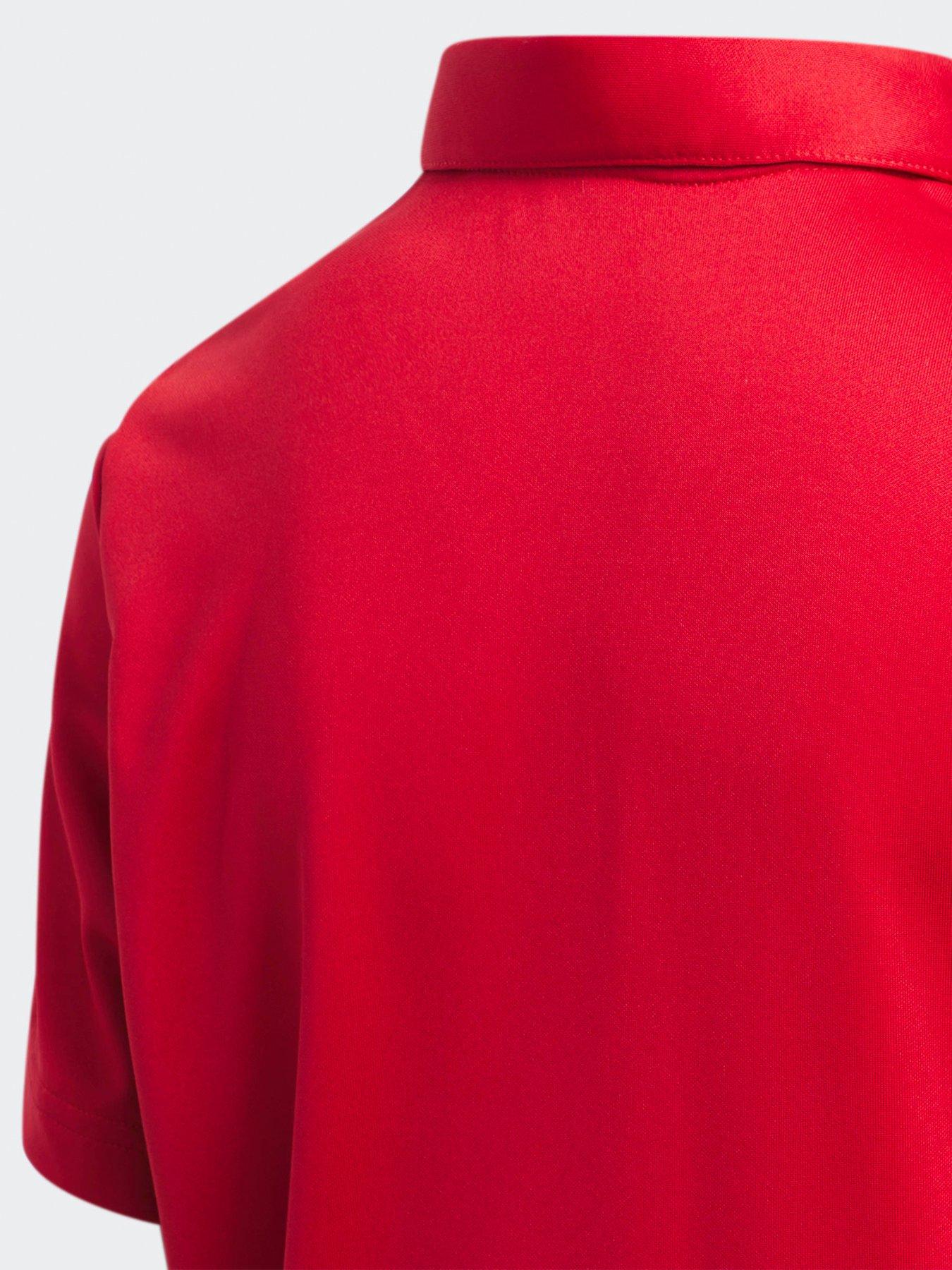 Image 5 of 5 of adidas Boys Golf Performance Polo - Red
