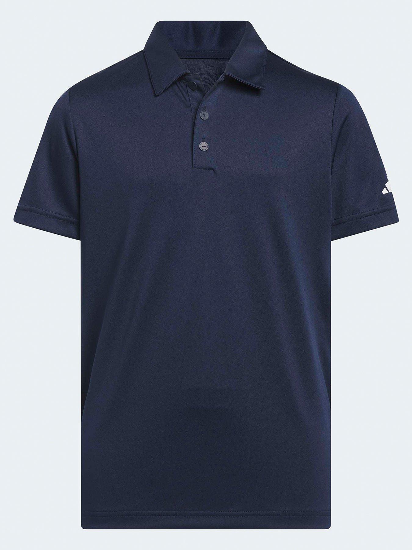 adidas-boys-golf-performance-polo-top-navy