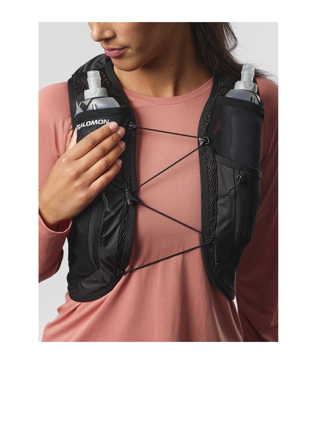 Salomon Women's Running Active Skin 12 Hydration Vest Set - Black