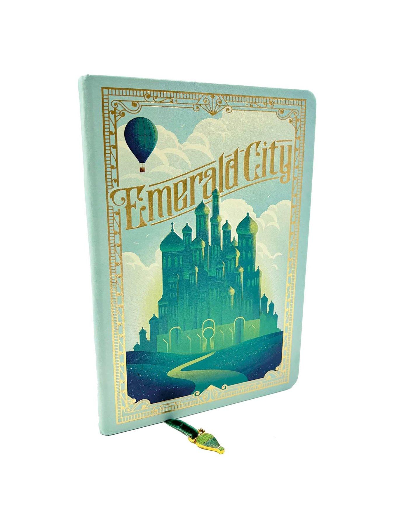 wicked-emerald-city-journal-with-ribbon-charmstillFront