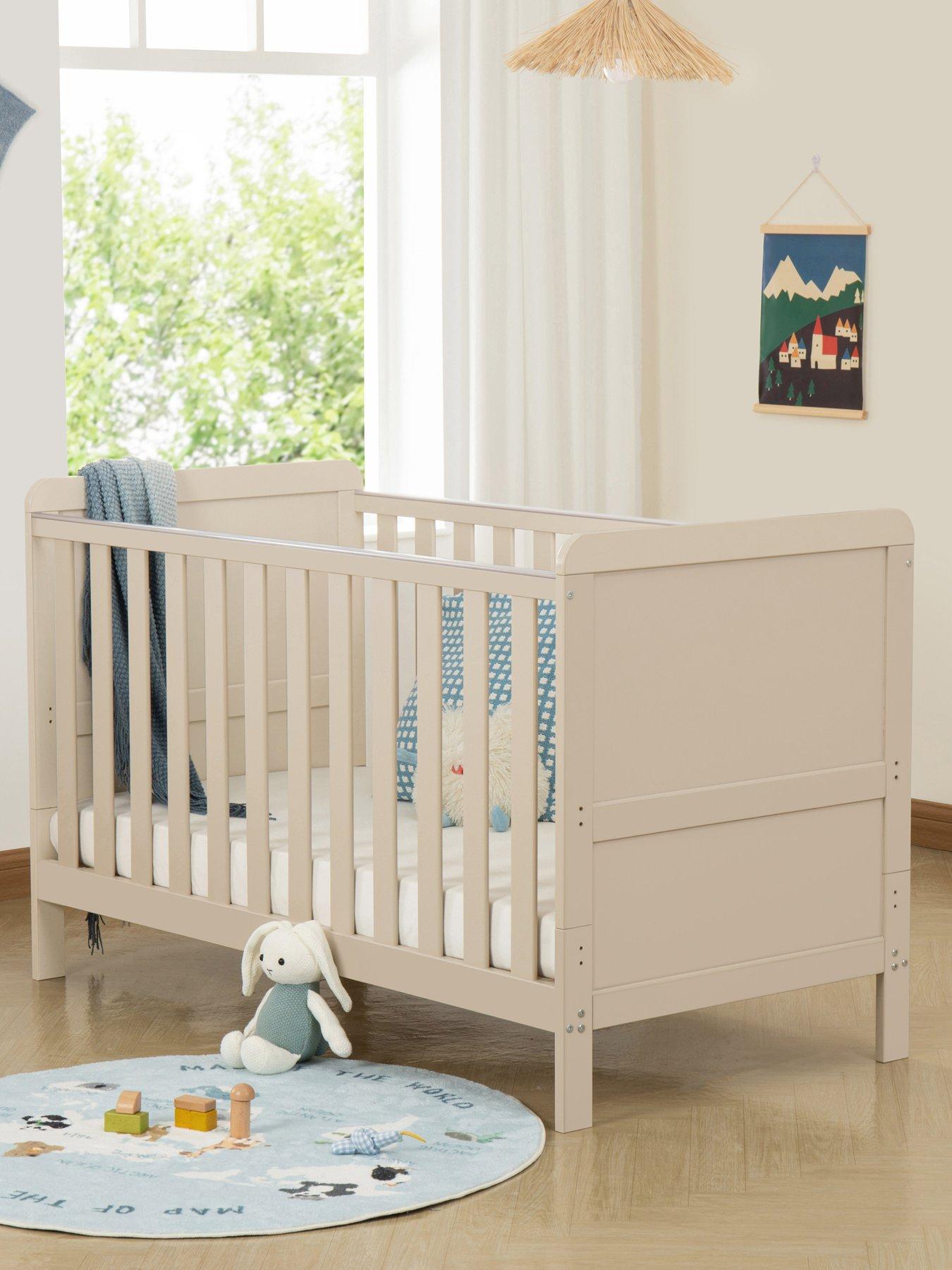 Babymore Caro Urban Cot Bed - Cashmere