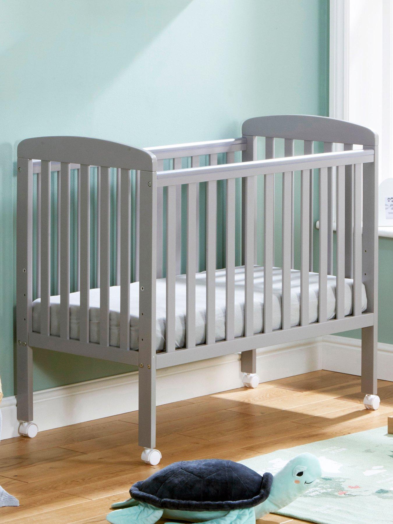 Babymore Space Saver Cot - Grey