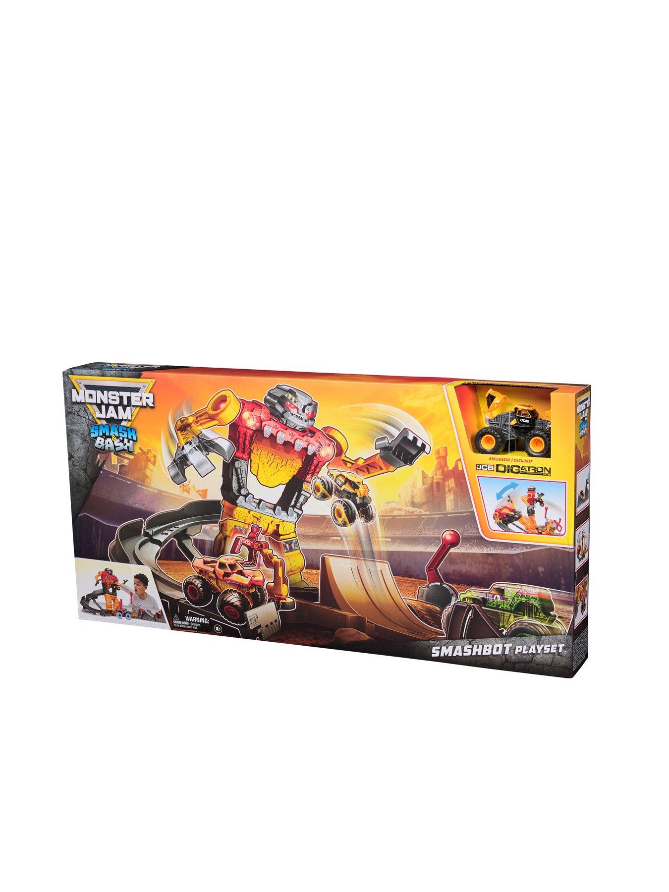 Image 7 of 7 of Monster Jam Smash &amp; Bash SmashBot&nbsp;Playset