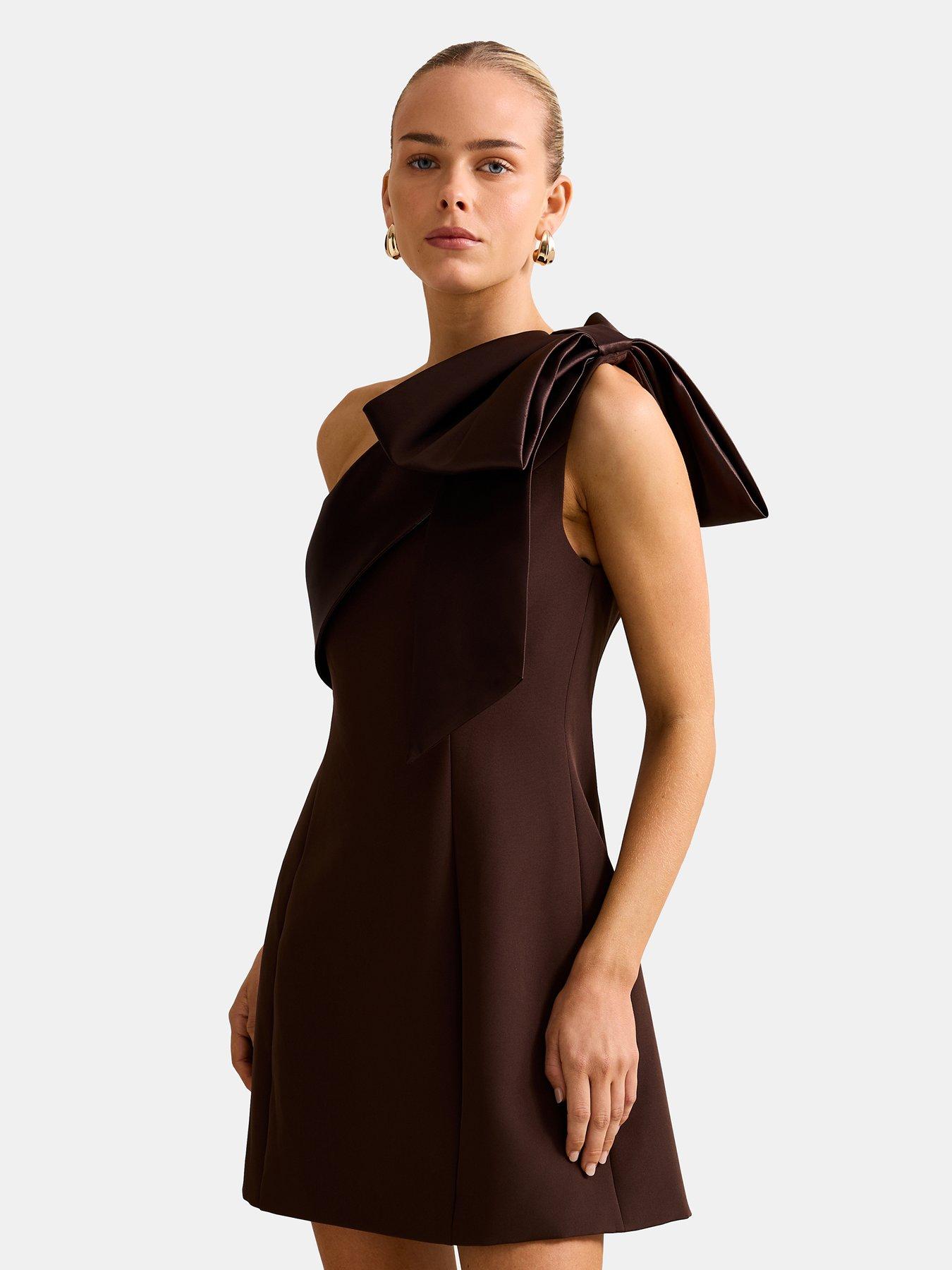 forever-new-holly-asymmetric-bow-mini-dress-browndetail