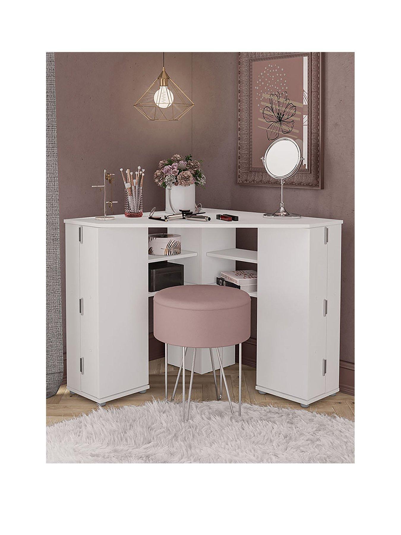Image 2 of 5 of Birlea Olivia Corner Dressing Table With Storage