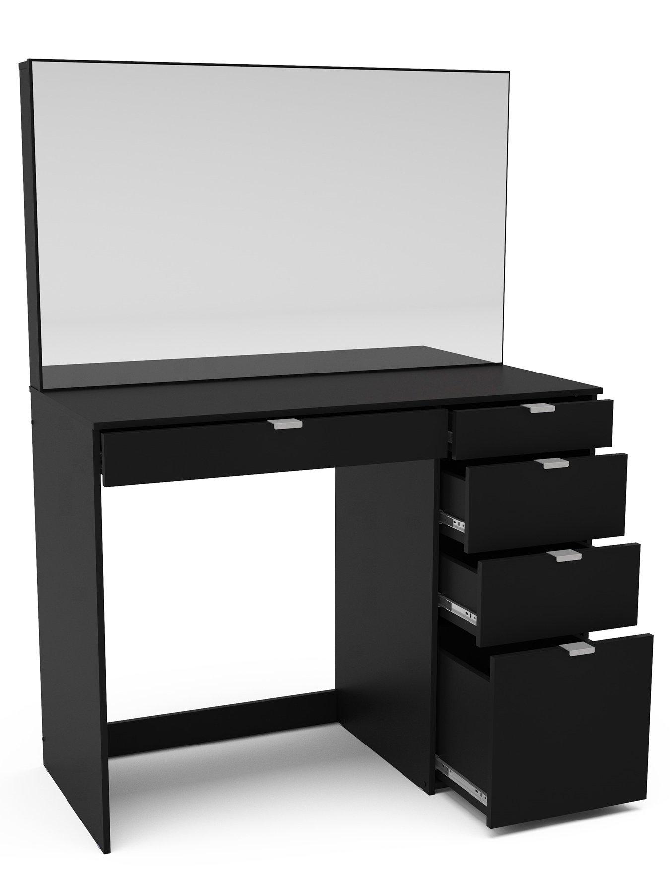 birlea-ava-5-drawer-dressing-table-blackoutfit