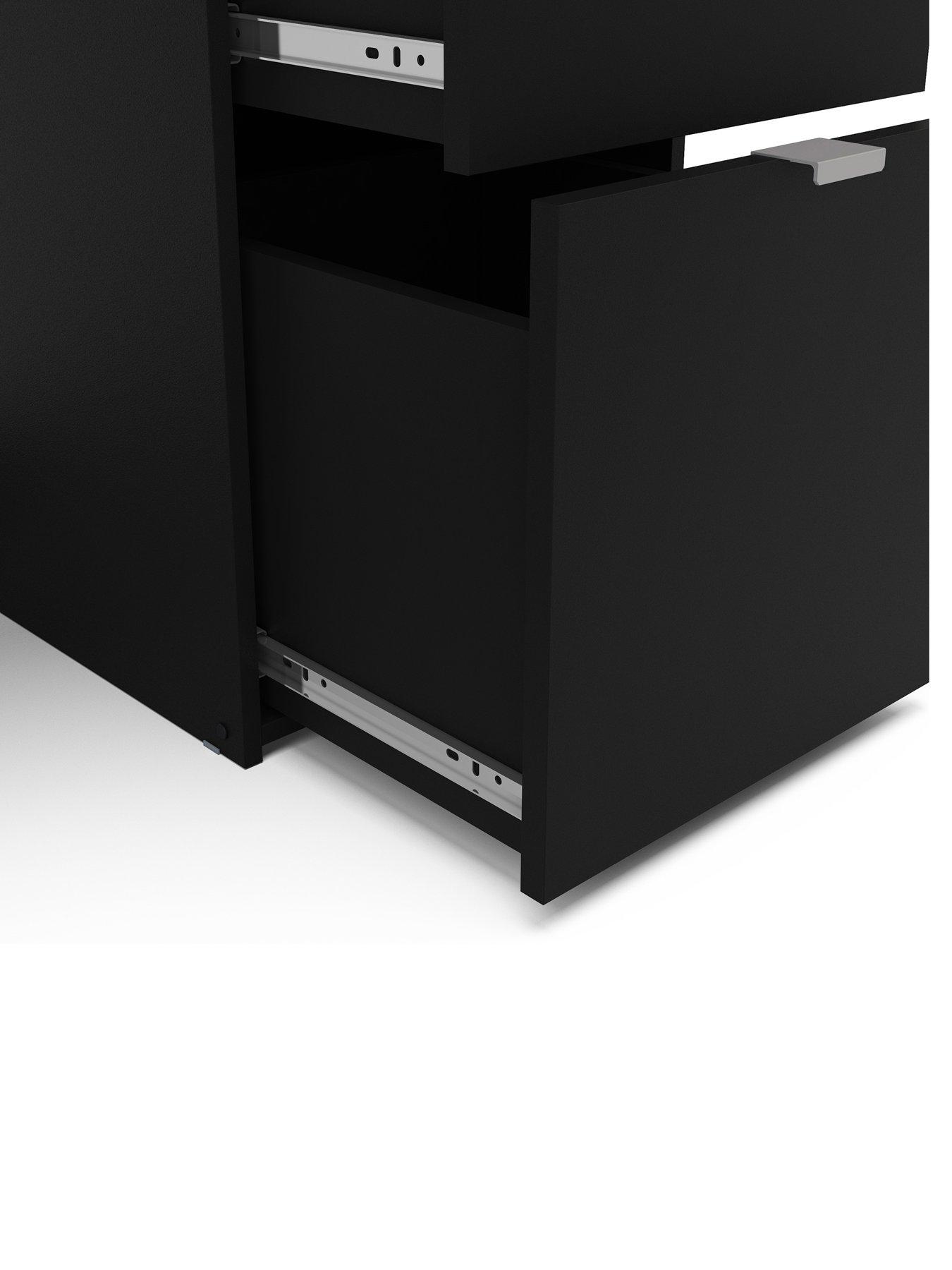 birlea-ava-5-drawer-dressing-table-blackdetail