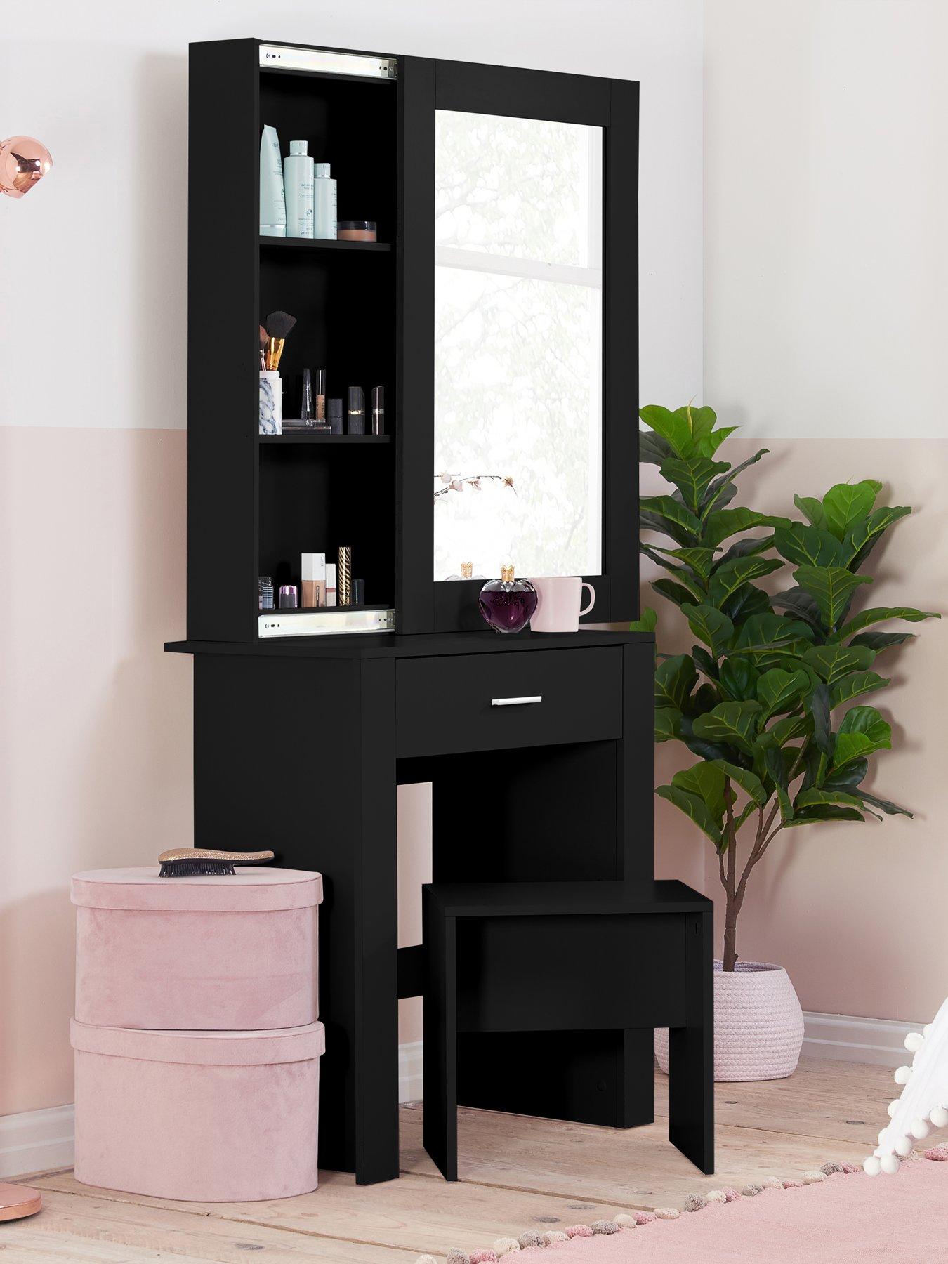 birlea-evelyn-sliding-mirror-dressing-table-black