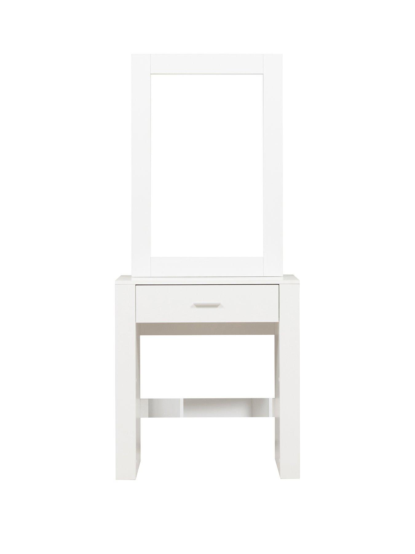Image 2 of 5 of Birlea Evelyn Sliding Mirror Dressing Table - White