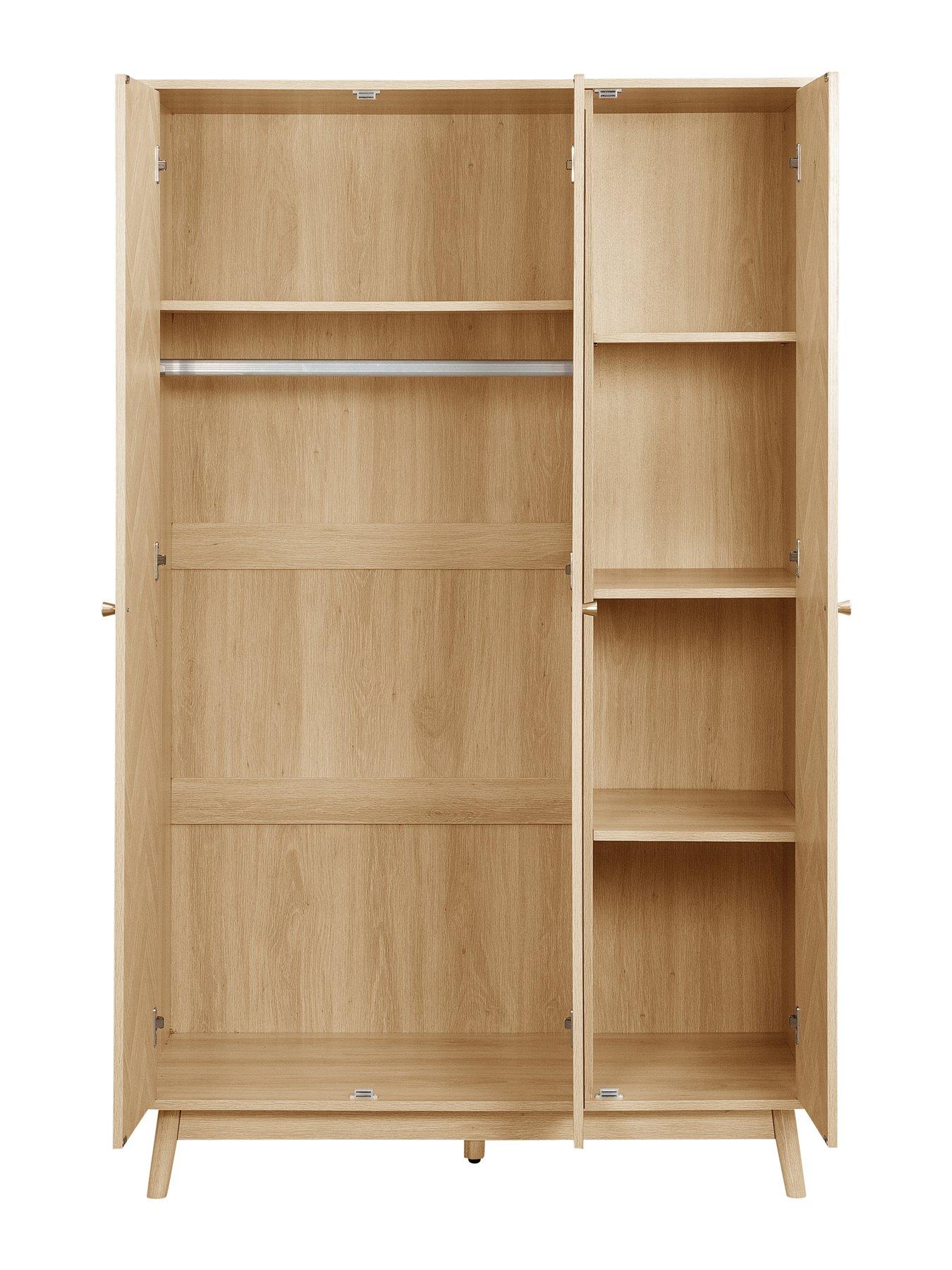 Image 4 of 6 of Birlea Herringford 3 Door Wardrobe With Mirror