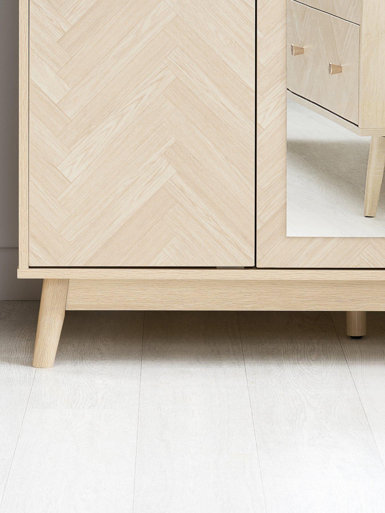 Image 6 of 6 of Birlea Herringford 3 Door Wardrobe With Mirror