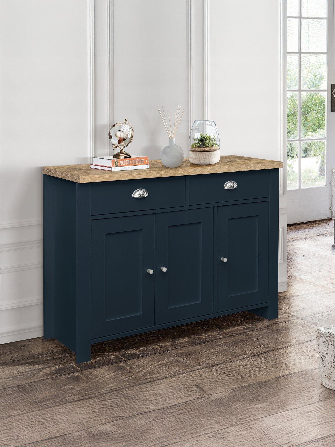 Image 1 of 7 of Birlea Highgate 3 Door 2 Drawer Sideboard