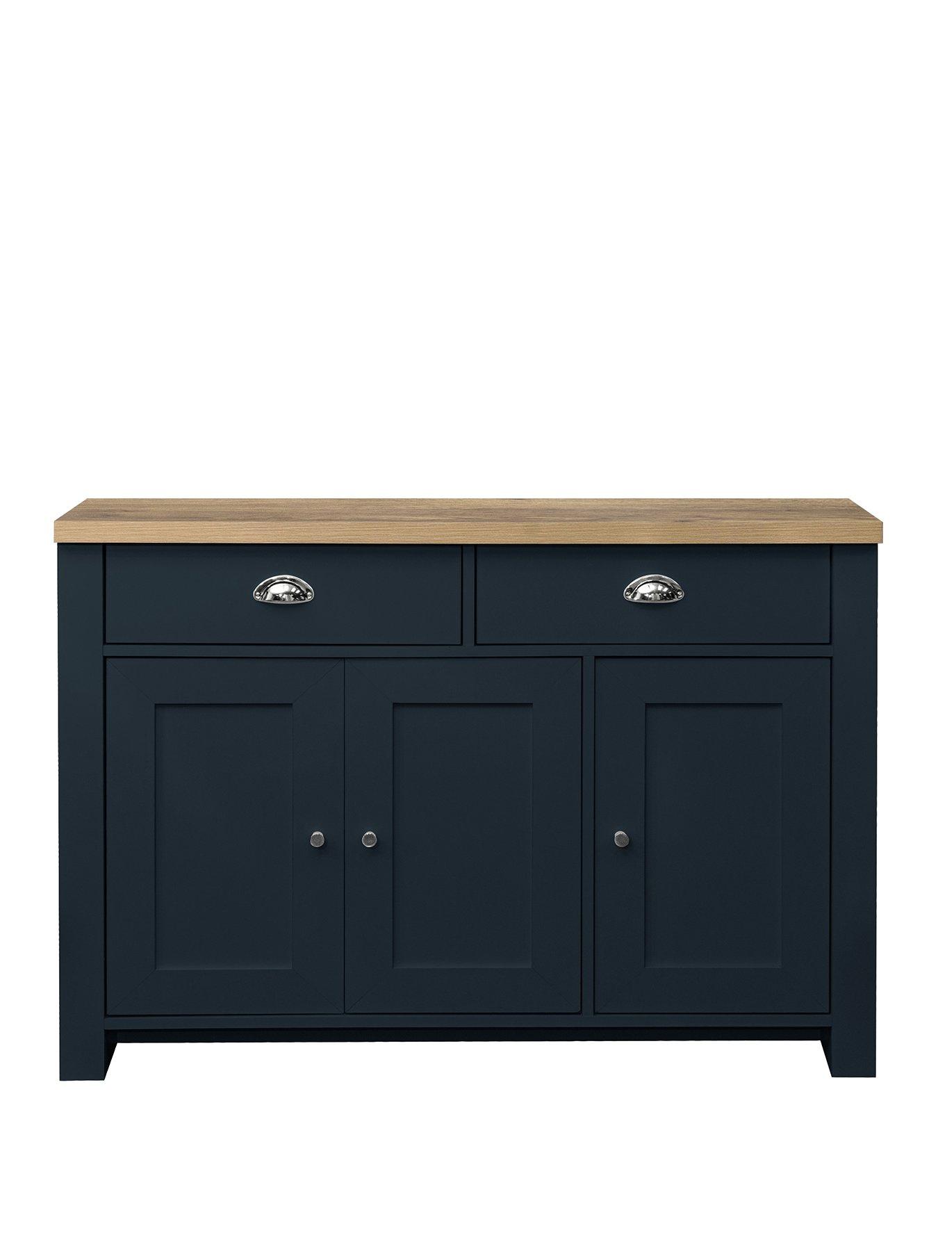 Image 2 of 7 of Birlea Highgate 3 Door 2 Drawer Sideboard