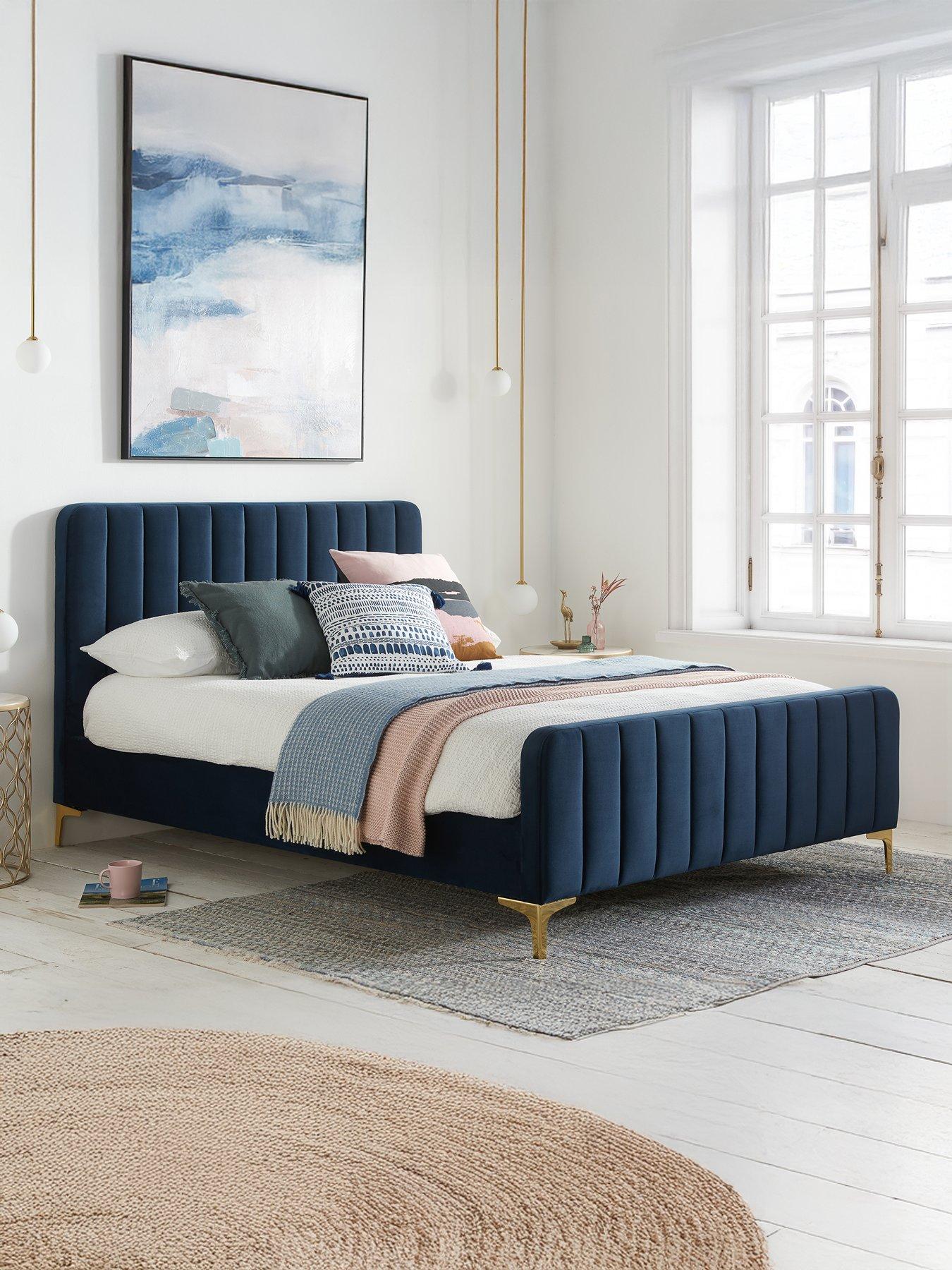 undefined Jennifer Velvet Bed - King