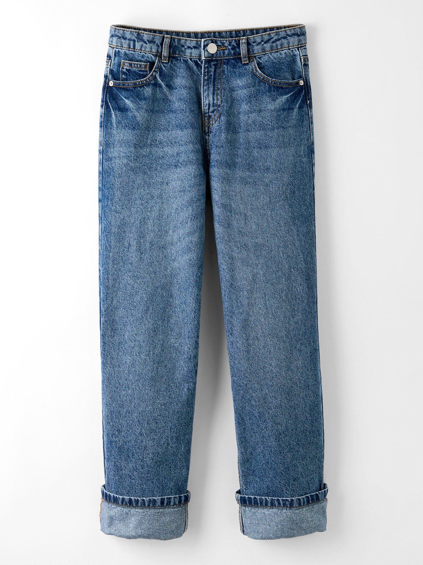 the-very-collection-girls-turn-up-hem-straight-leg-jeans-mid-wash