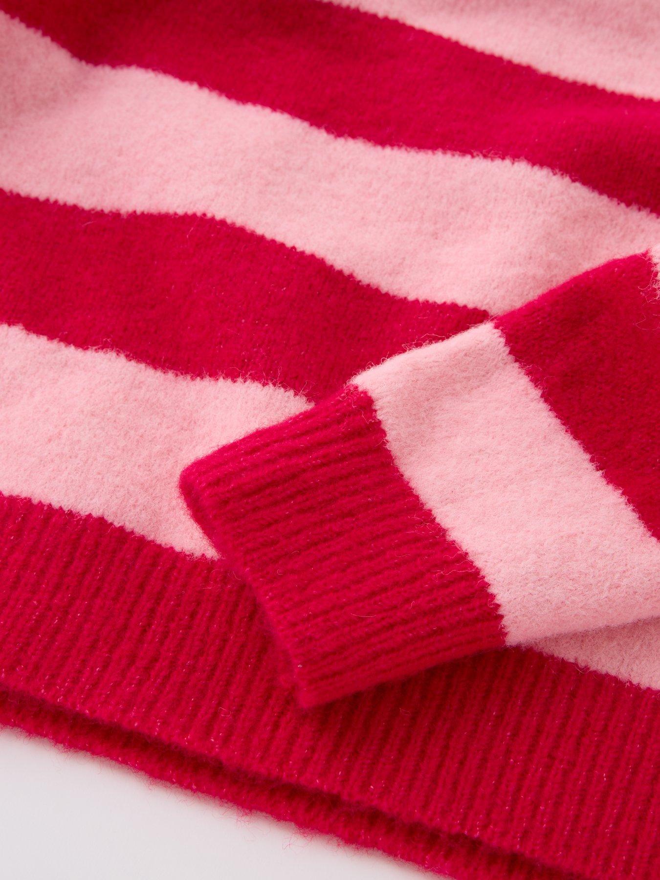 the-very-collection-girls-henley-stripe-knit-pinkdetail
