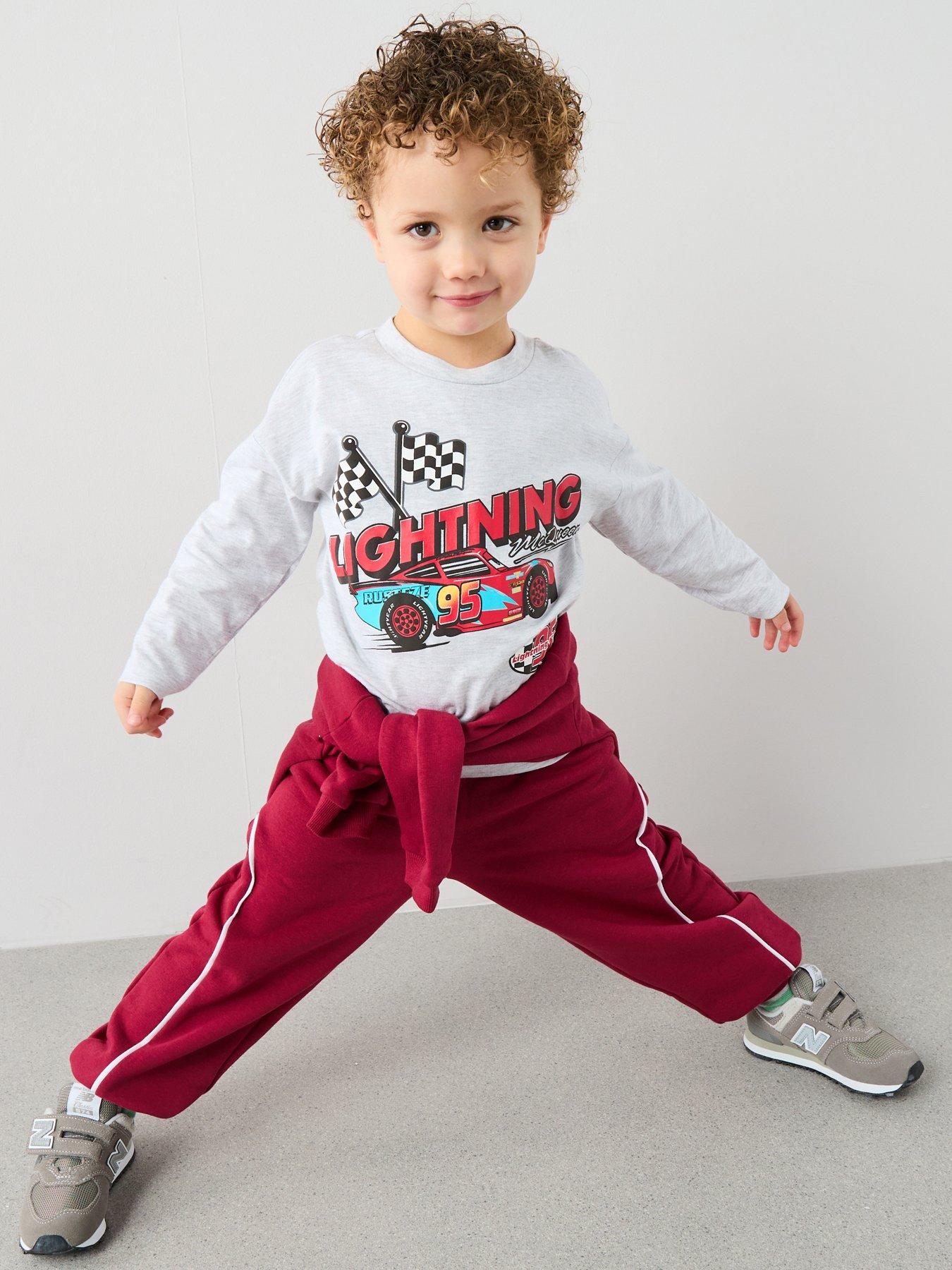 Image 3 of 6 of Disney Cars Lightning Mcqueen Long Sleeve Tee