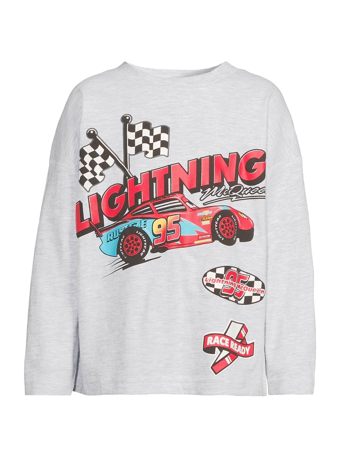 Image 6 of 6 of Disney Cars Lightning Mcqueen Long Sleeve Tee