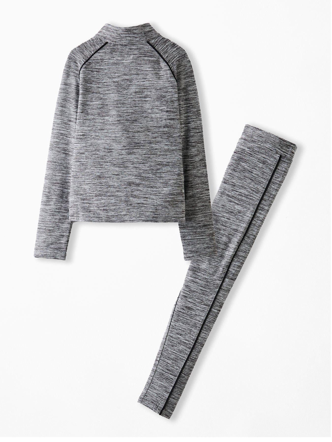 Image 2 of 5 of The Very Collection Girls Space Dye Active Set - Grey