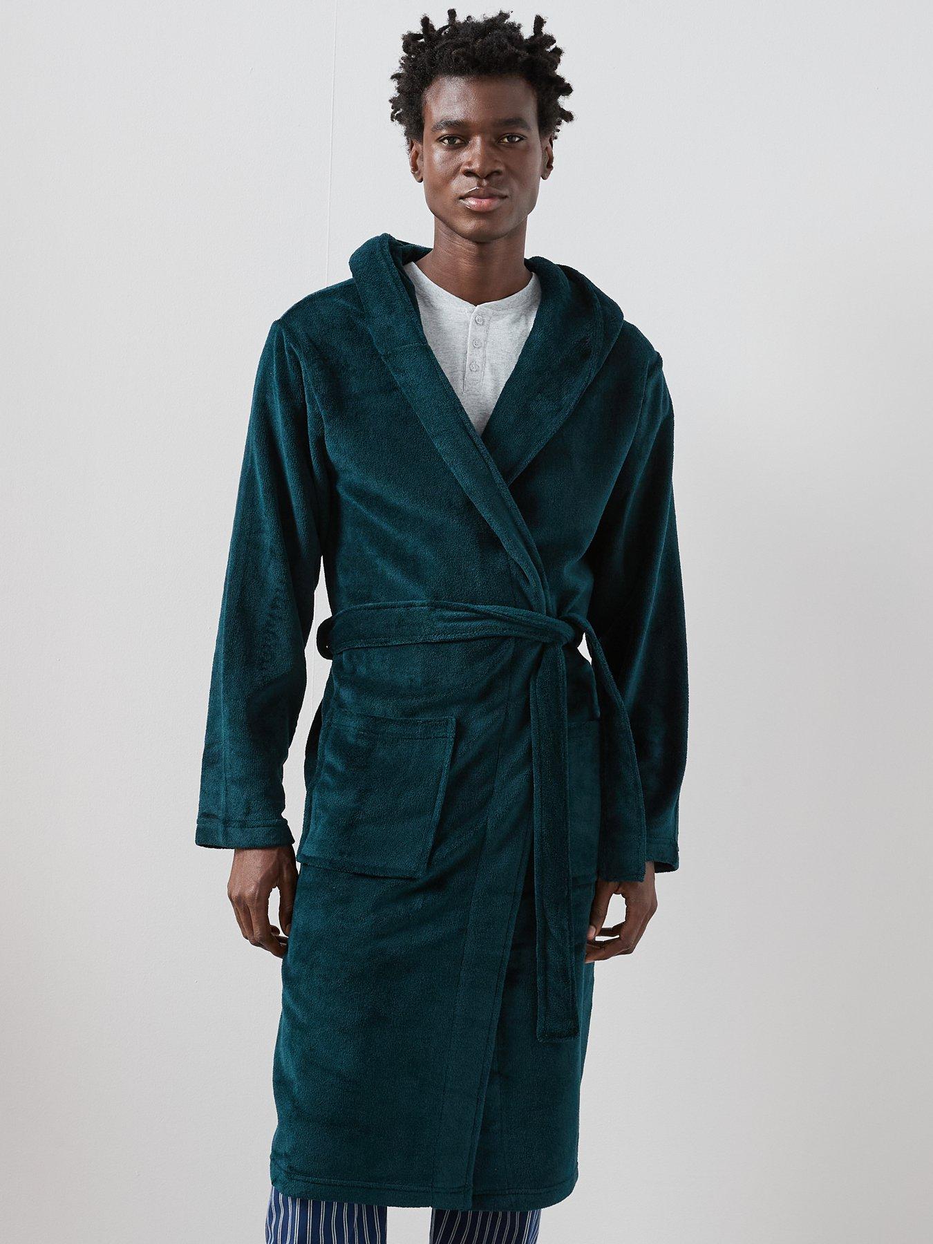 the-very-collection-supersoft-shawl-collar-dressing-gown-teal-greenback