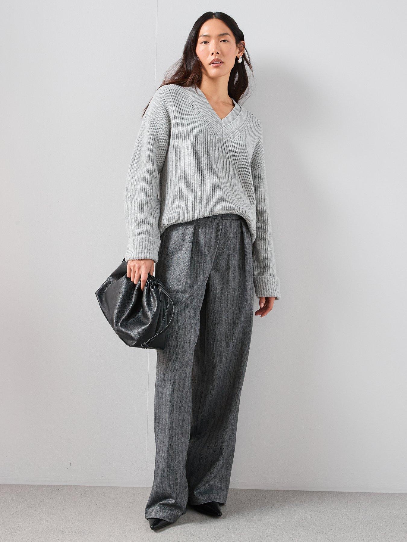 the-very-collection-double-placket-v-neck-knitted-jumper-greyback