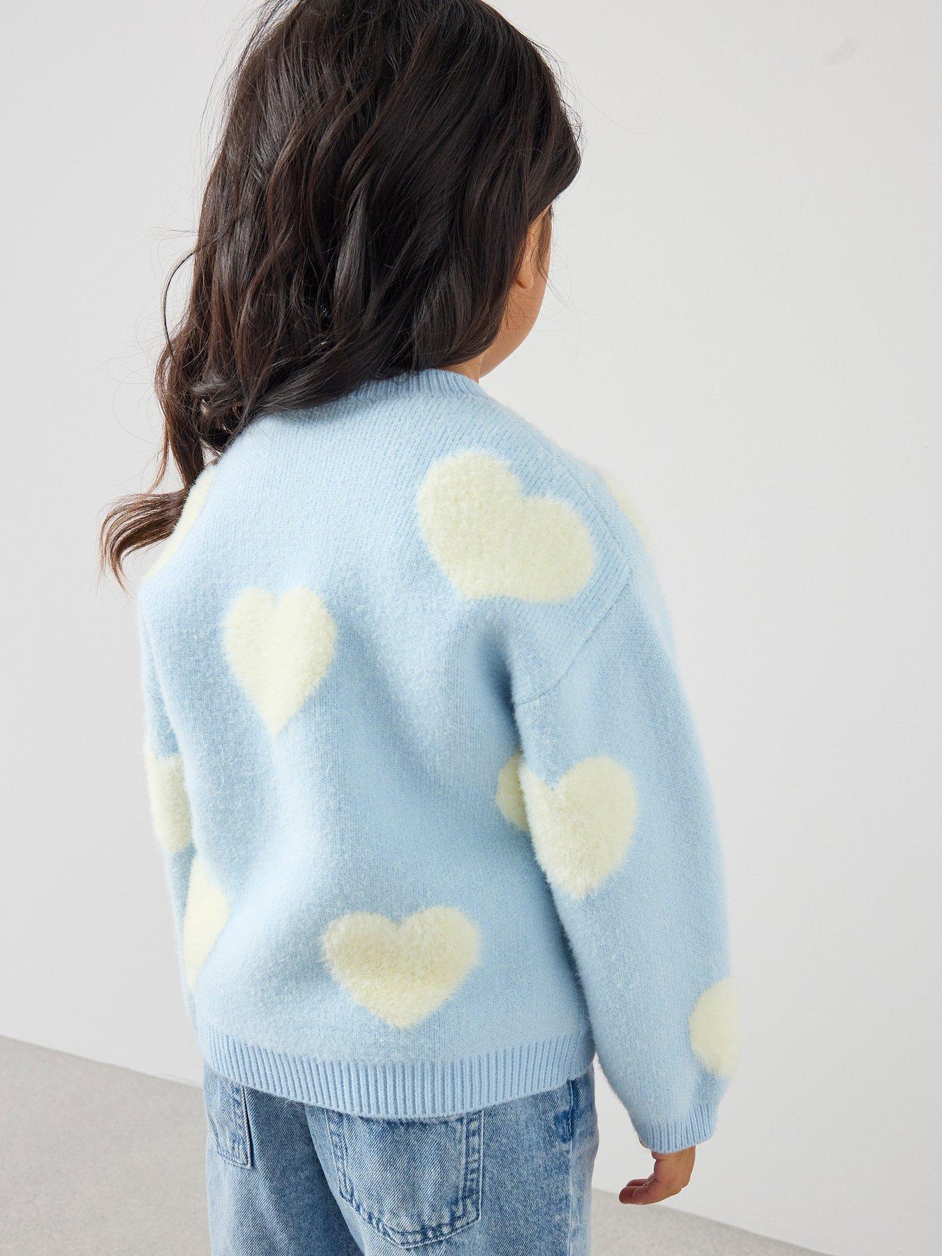 the-very-collection-girls-heart-print-jumper-with-3d-heart-detail-bluestillFront
