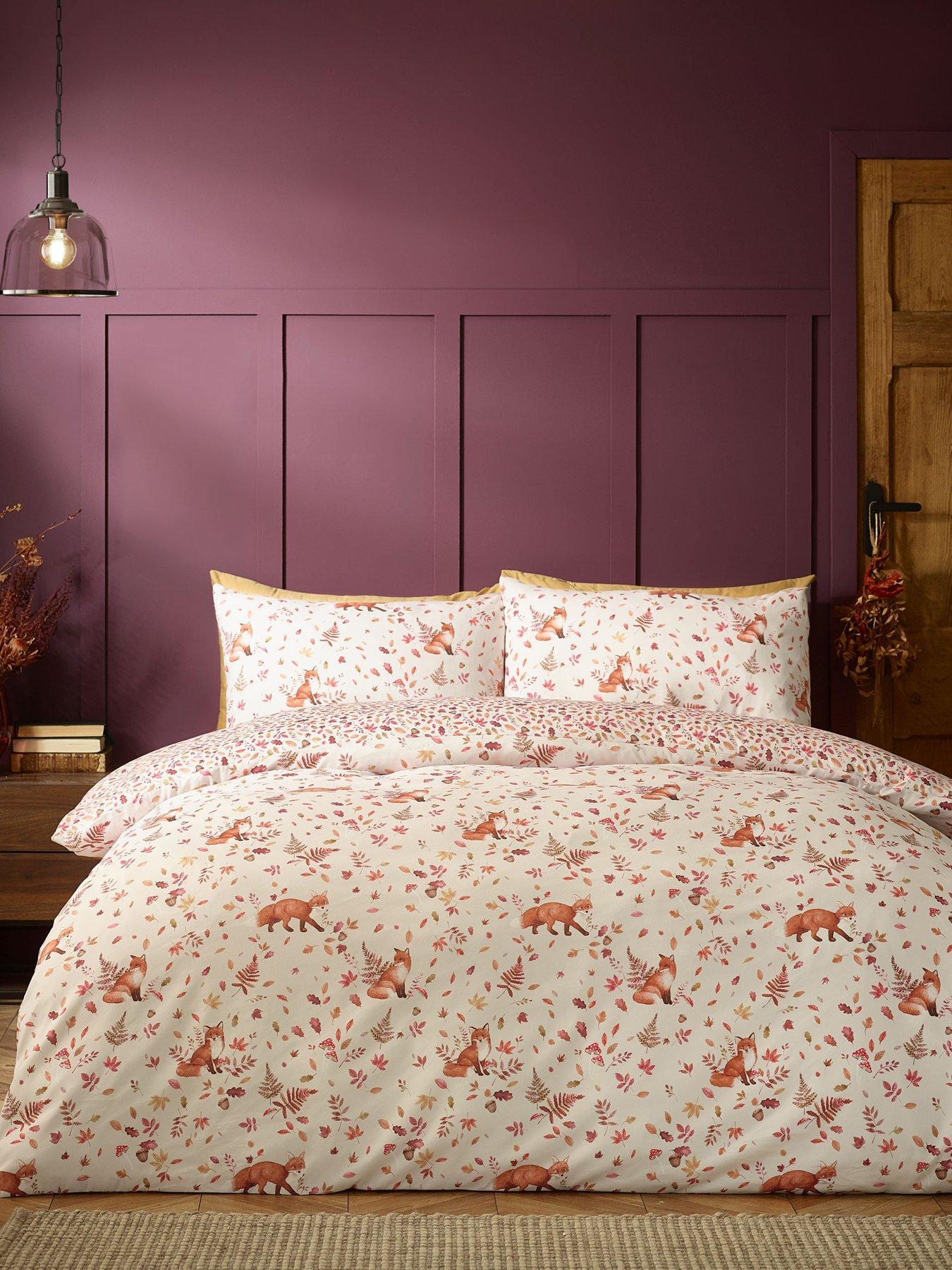 catherine-lansfield-woodland-fox-so-soft-reversible-duvet-cover-set-naturalback