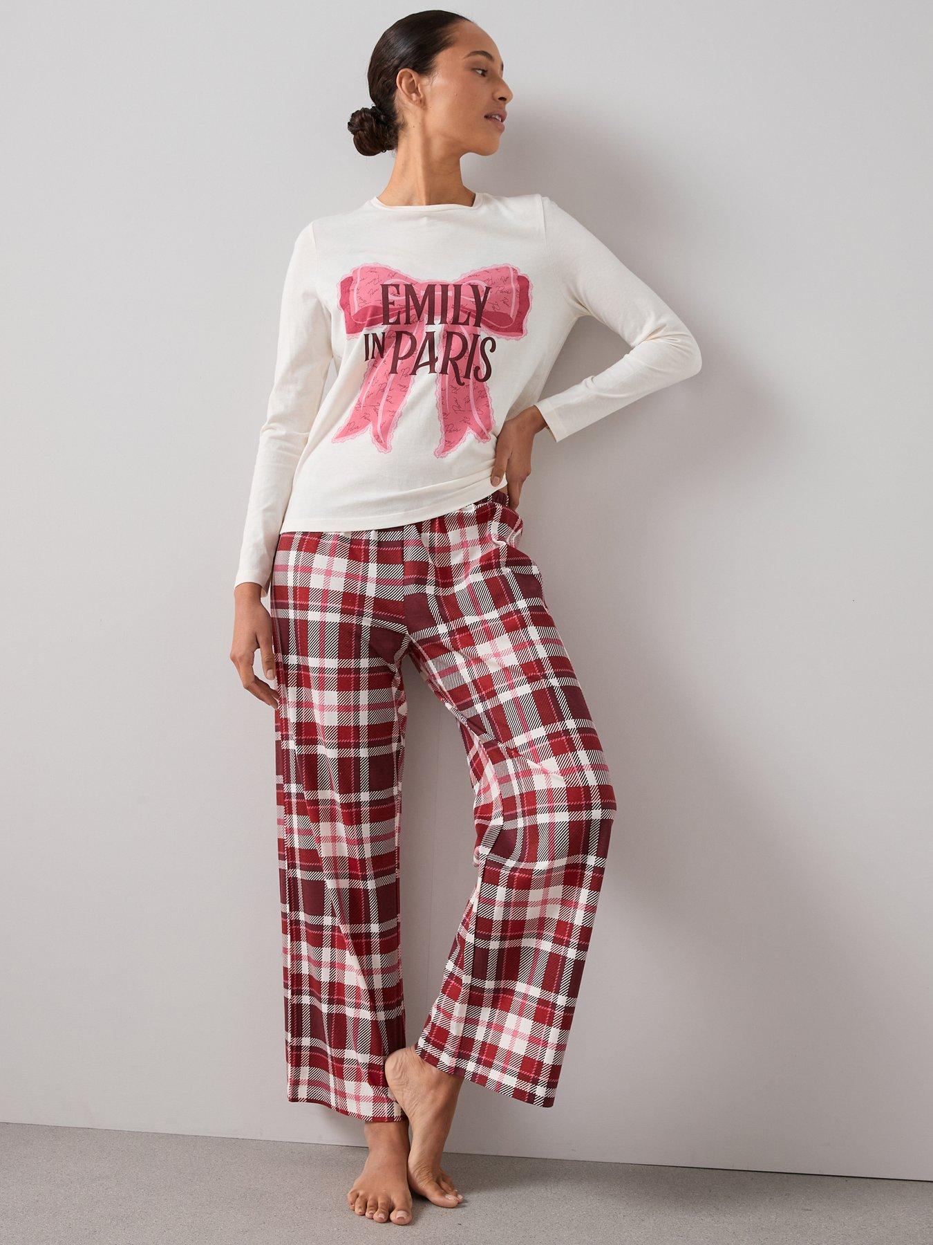 the-very-collection-emily-in-paris-bow-print-long-leg-pyjama-set-multi