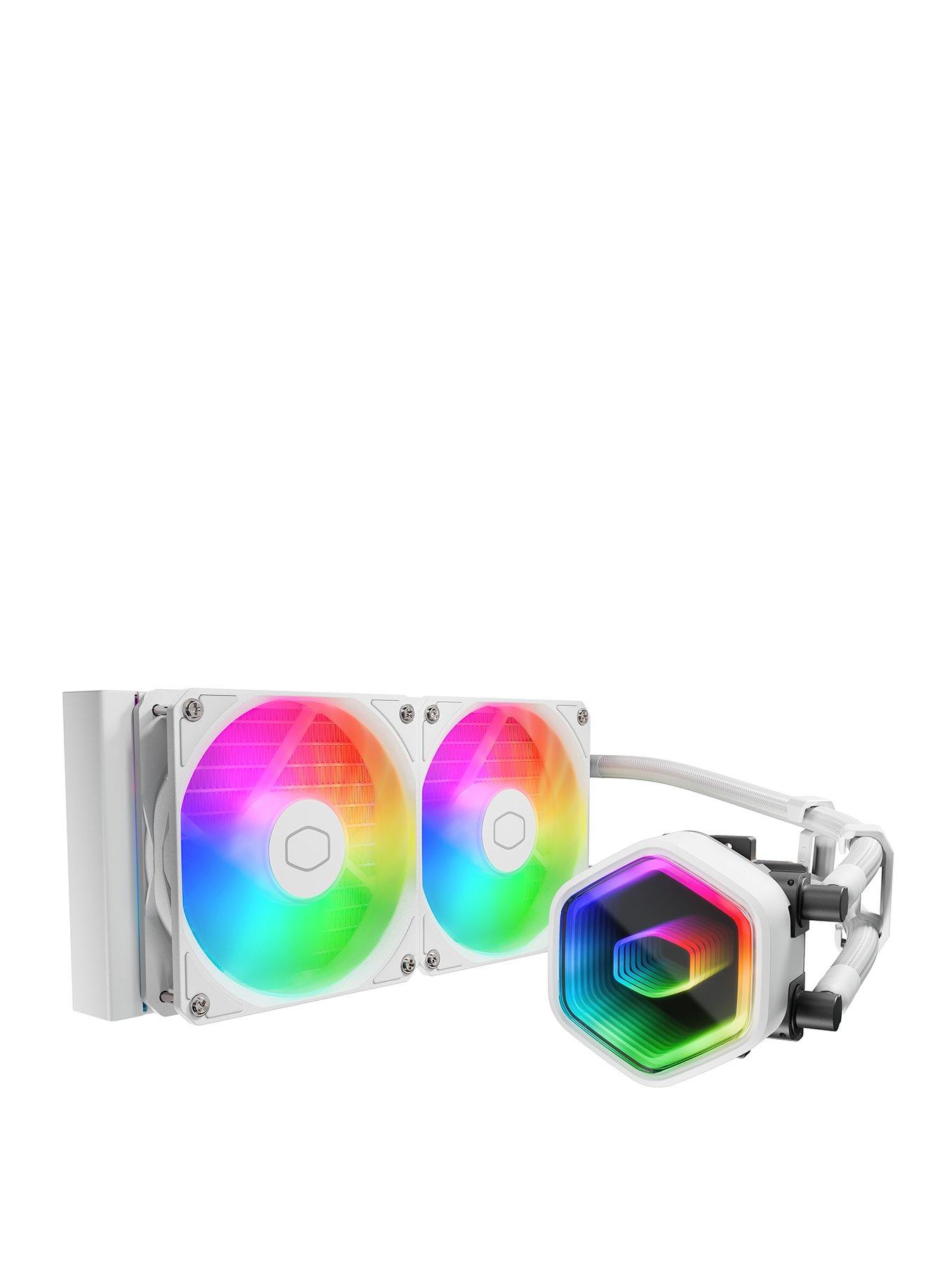 Image 1 of 3 of Cooler Master MasterLiquid 240 Core II CPU Liquid Cooler - White