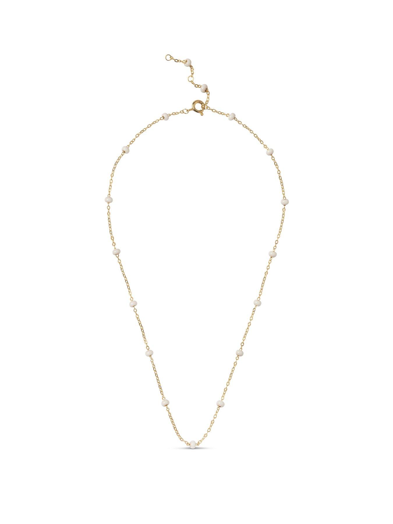 ENAMEL Copenhagen Lola Bold Necklace 18ct Gold Plated 925 Sterling Silver - Daisy