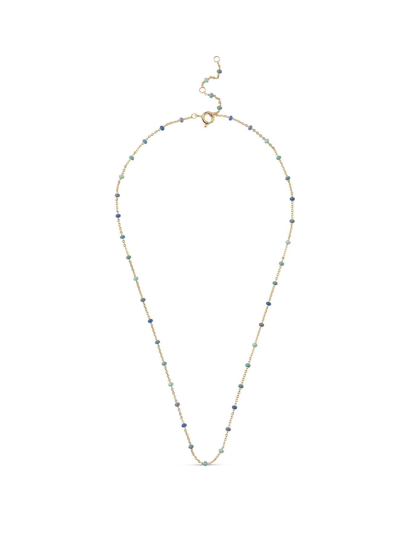 undefined Lola Necklace 18ct Gold Plated 925 Sterling Silver - Atlantic