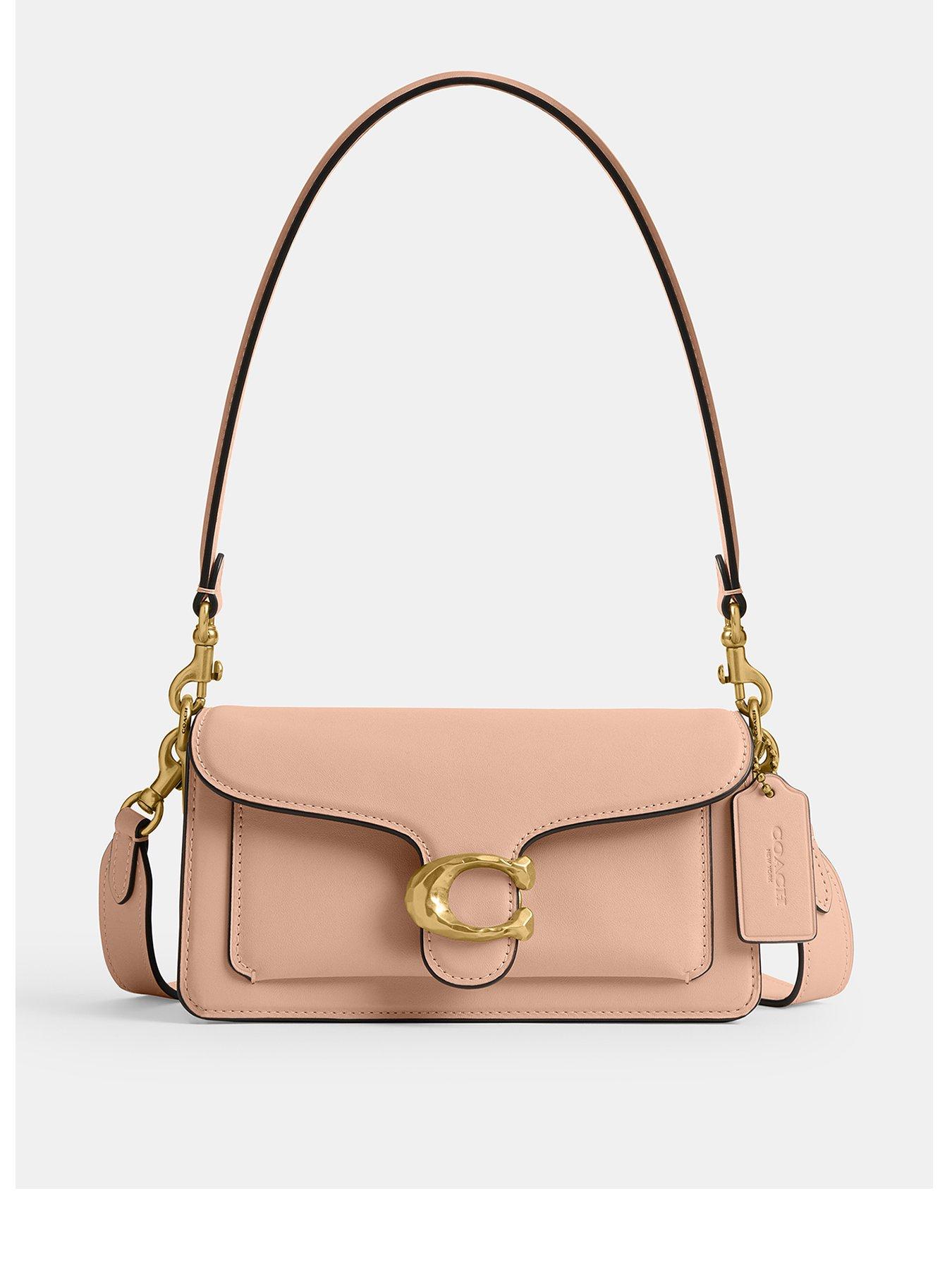 COACH Glovetanned Leather Tabby Shoulder Bag 20 With Hammered C Hardware - Cream