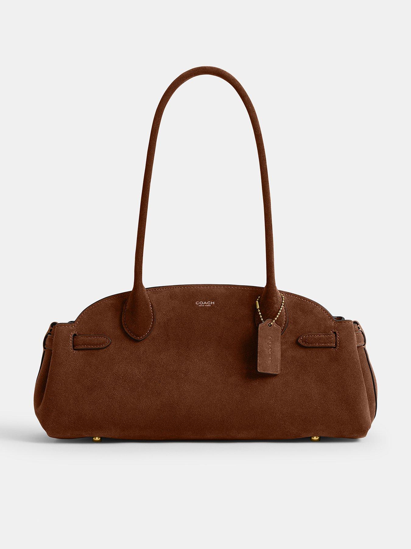 COACH Suede Empire Carryall 34