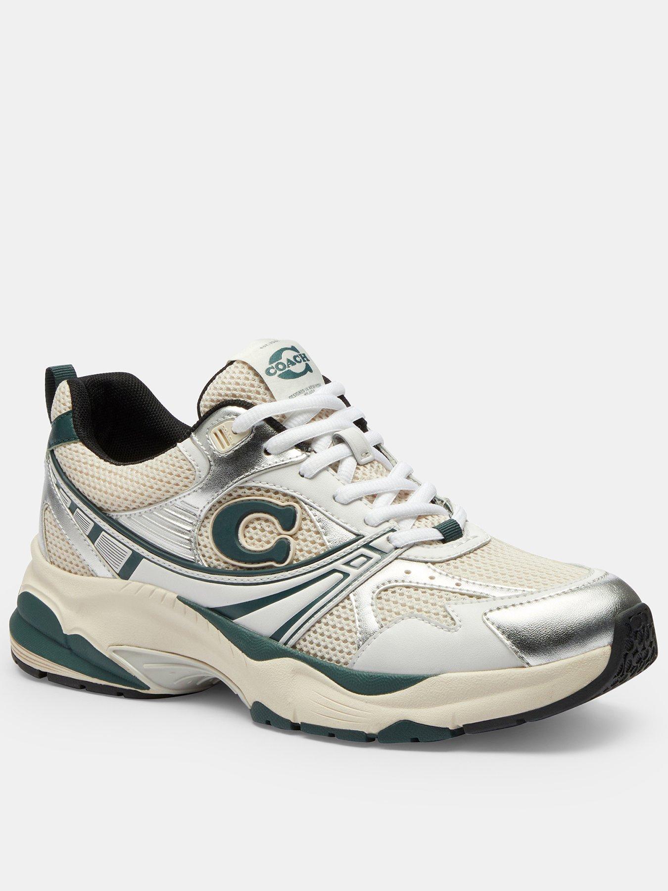 COACH Mesh Sneaker - Cream/Green